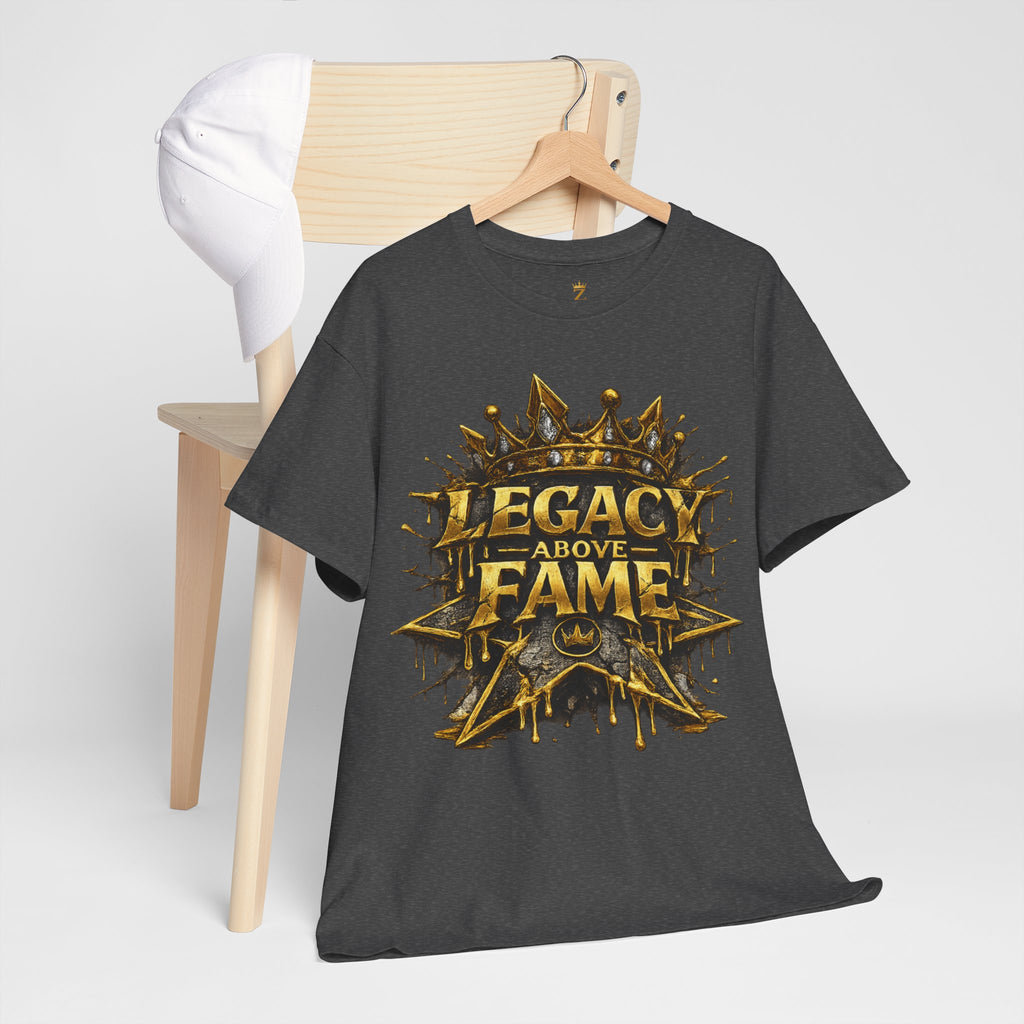 Adult Legacy Above Fame Graphic T-Shirt (Gold Drip) - Zealous For All