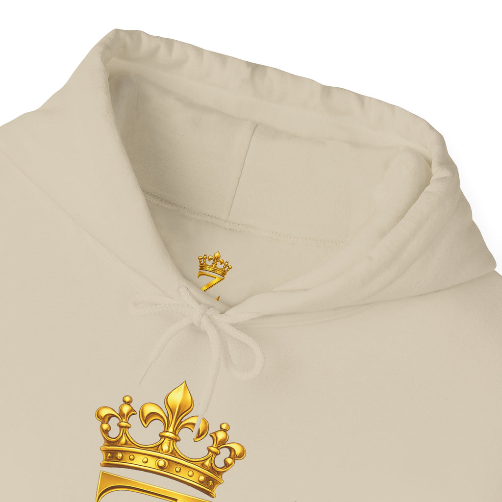 Zealous For All Hoodie — Gold Logo Printify
