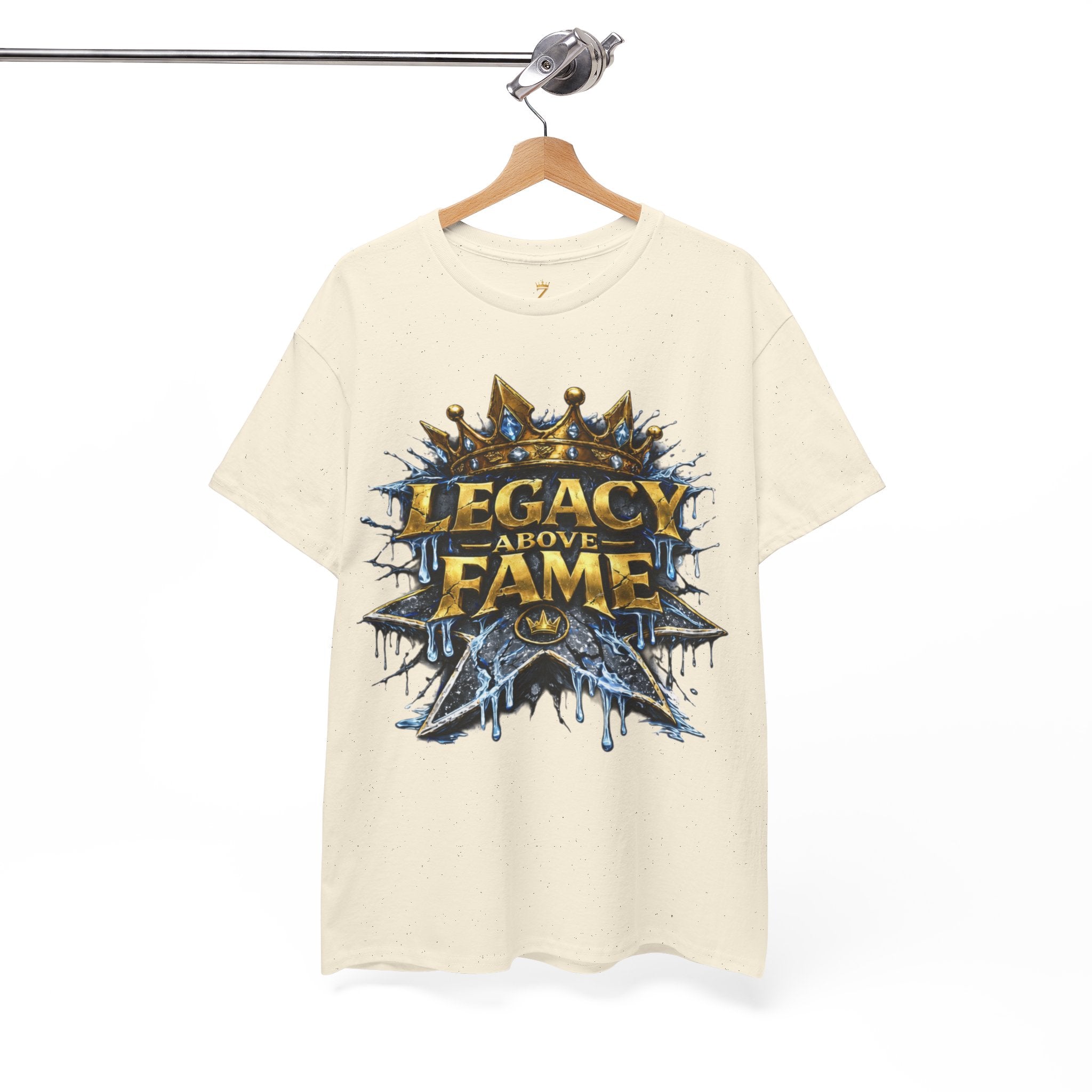 Adult Legacy Above Fame Graphic T-Shirt (Icy Blue Drip) - Zealous For All