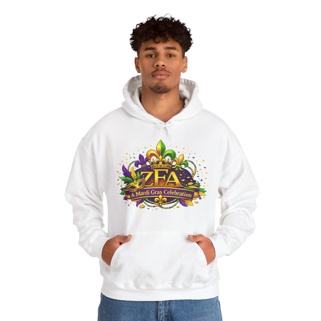COMING WINTER... ZFA Mardi Gras Celebration Hoodie — Mardi Gras Edition Printify