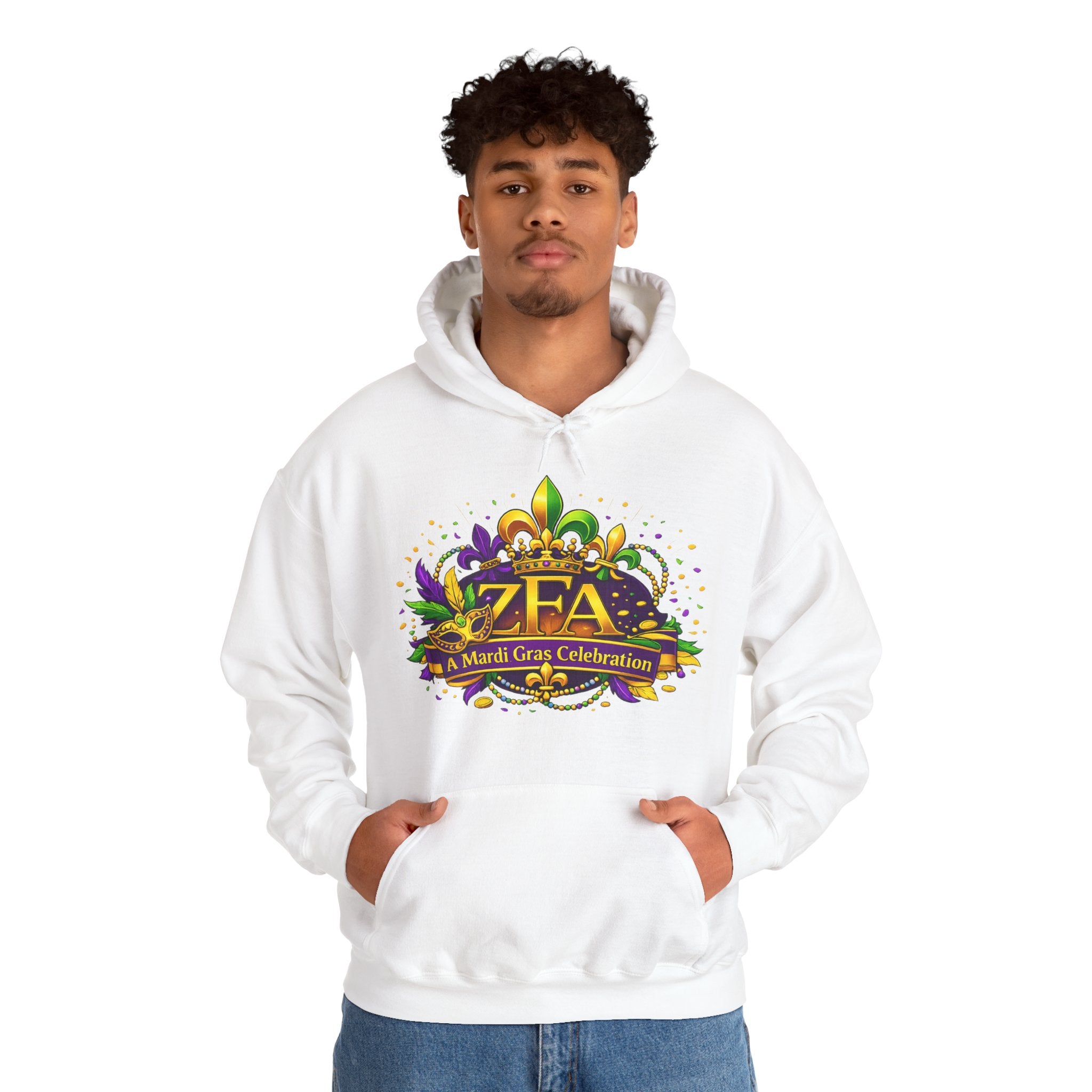 COMING WINTER... ZFA Mardi Gras Celebration Hoodie — Mardi Gras Edition Printify