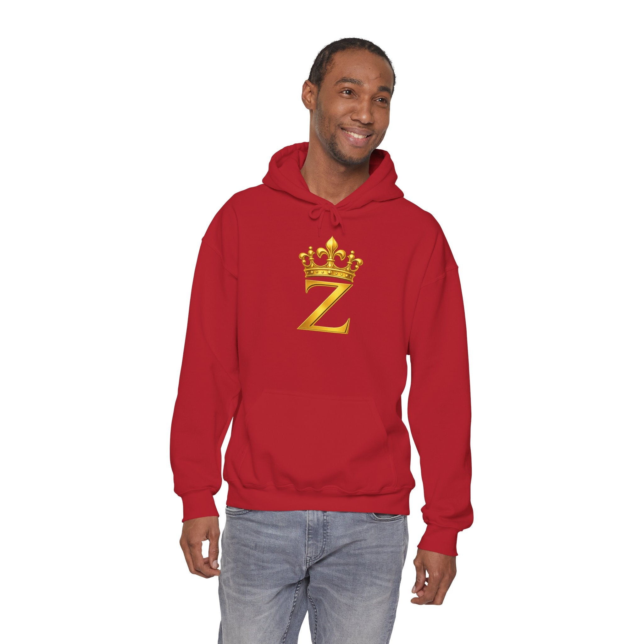 Zealous For All Hoodie — Gold Logo Printify