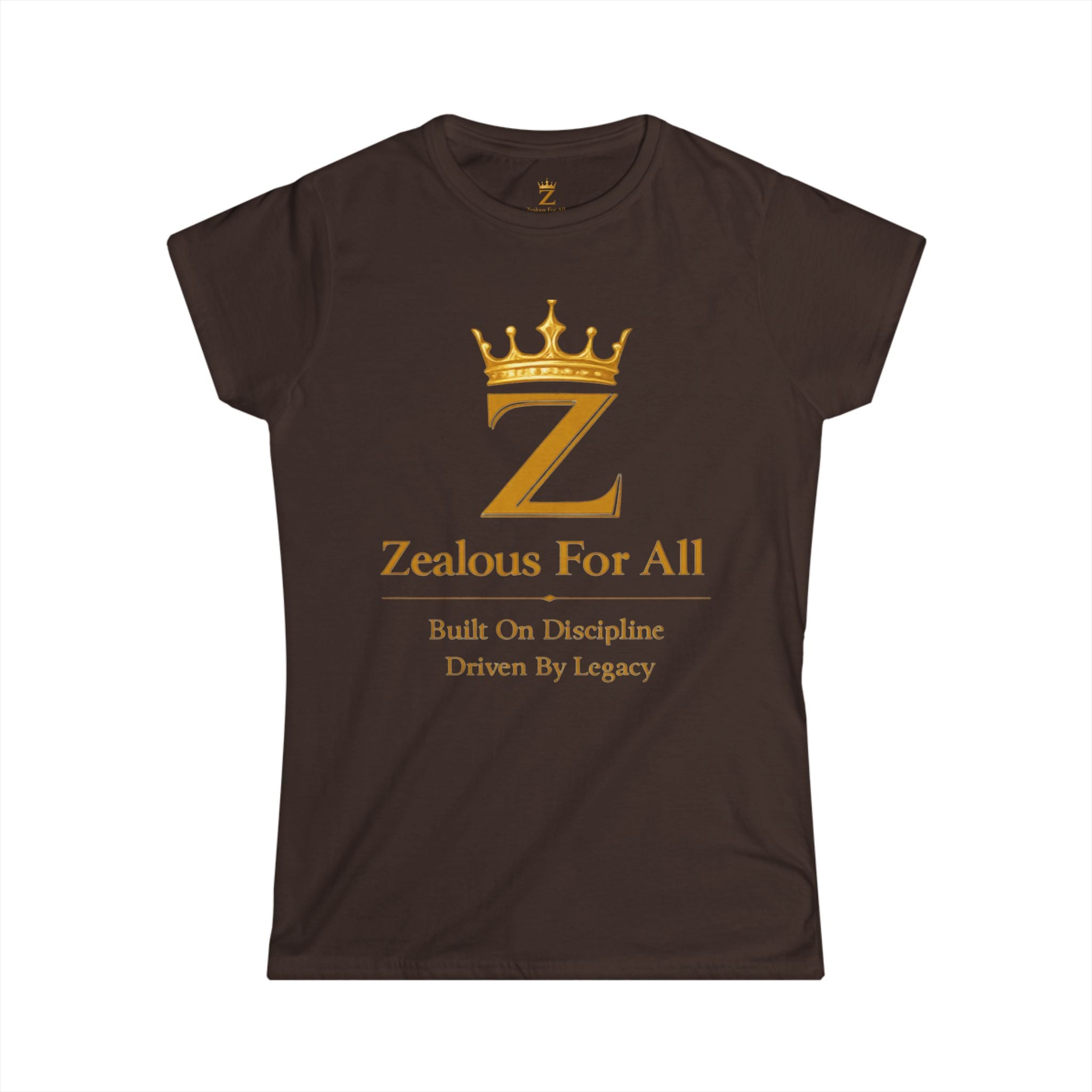 Women's Zealous For All (Gold Crown Shirt) Printify