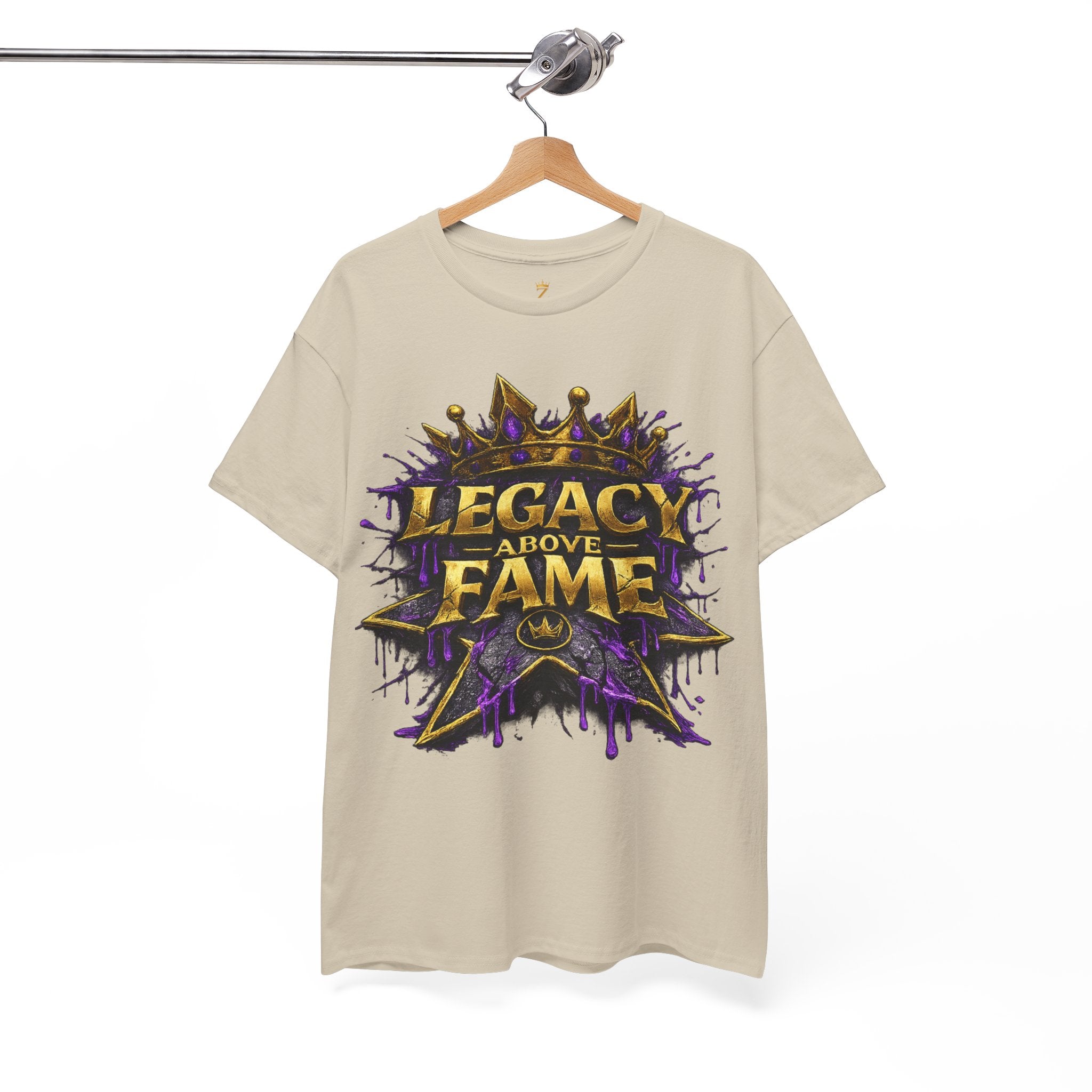 Adult Legacy Above Fame Graphic T-Shirt (Purple Drip) - Zealous For All