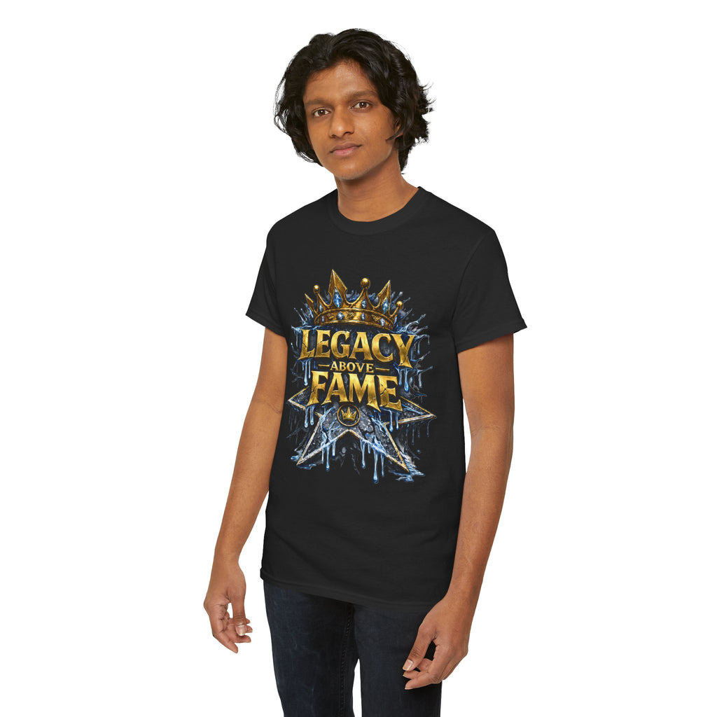 Adult Legacy Above Fame Graphic T-Shirt (Icy Blue Drip) - Zealous For All