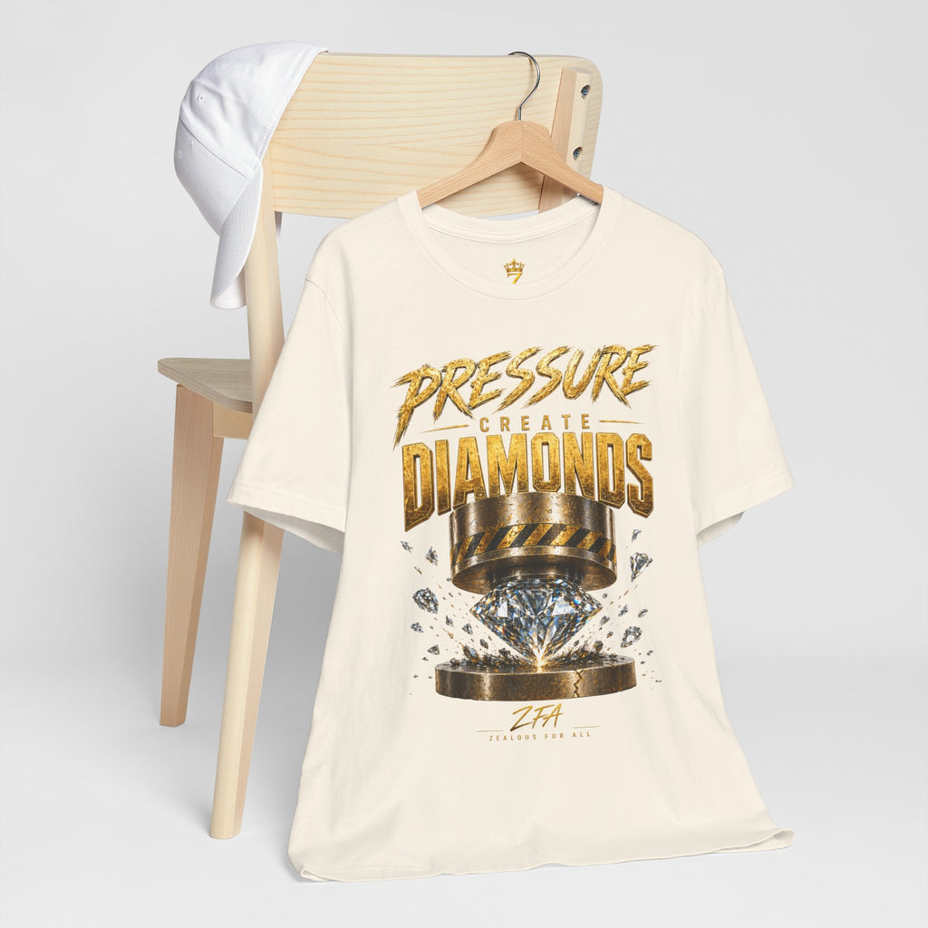 Pressure Create Diamonds T-Shirt — Motivational Graphic Tee