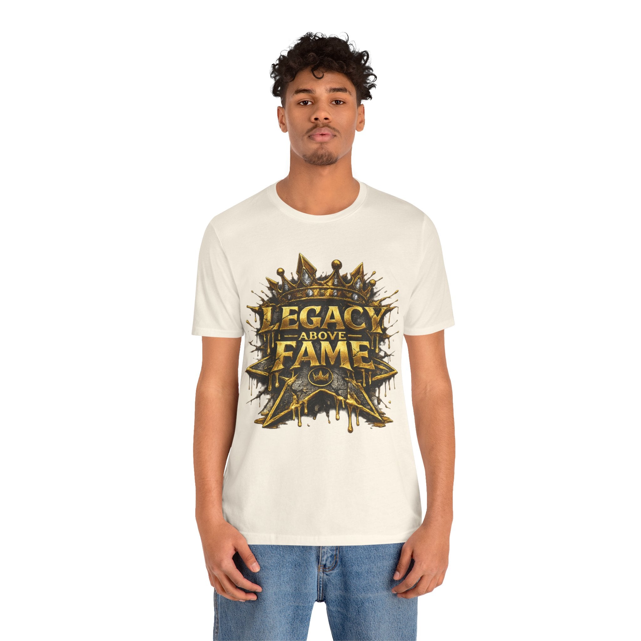 COMING SOON... Legacy Above Fame Graphic Tee (Gold Crown) Printify