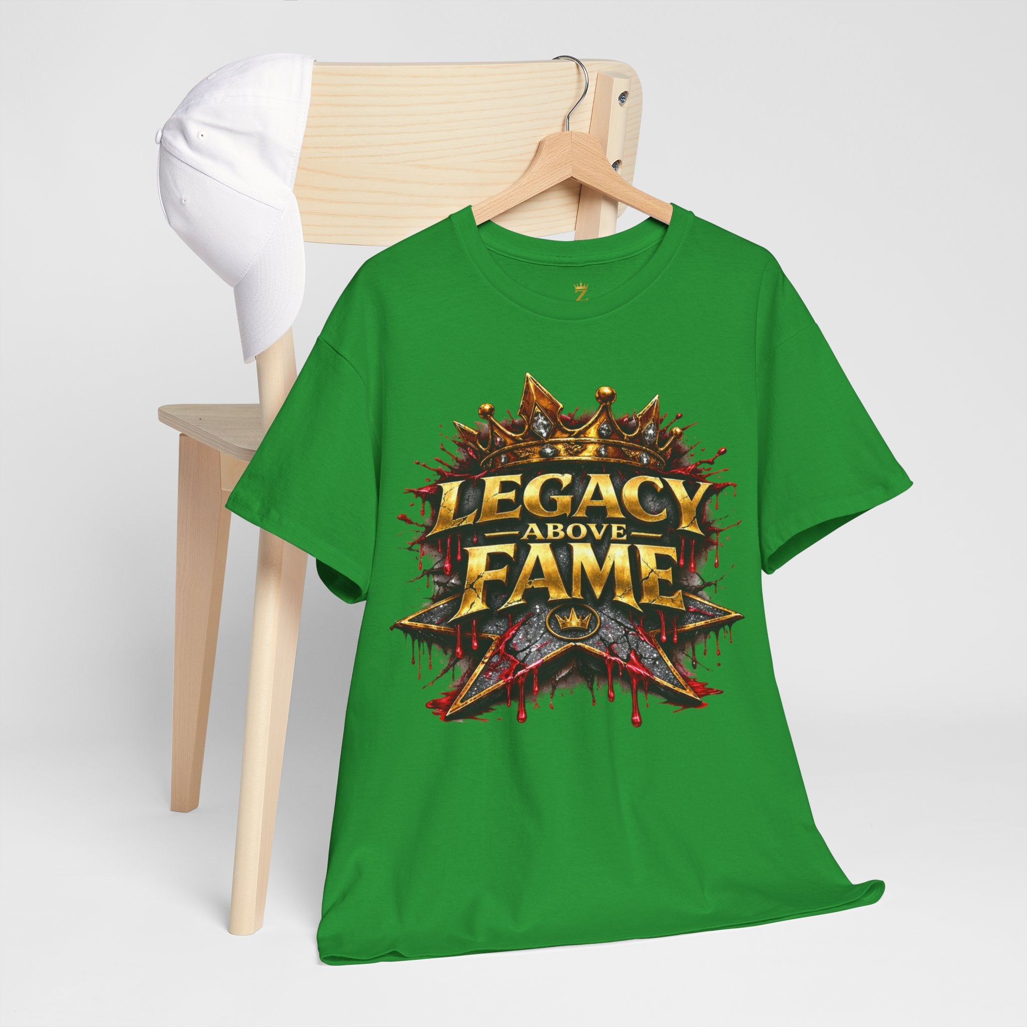 Adult Legacy Above Fame Graphic T-Shirt (Red Drip) - Zealous For All