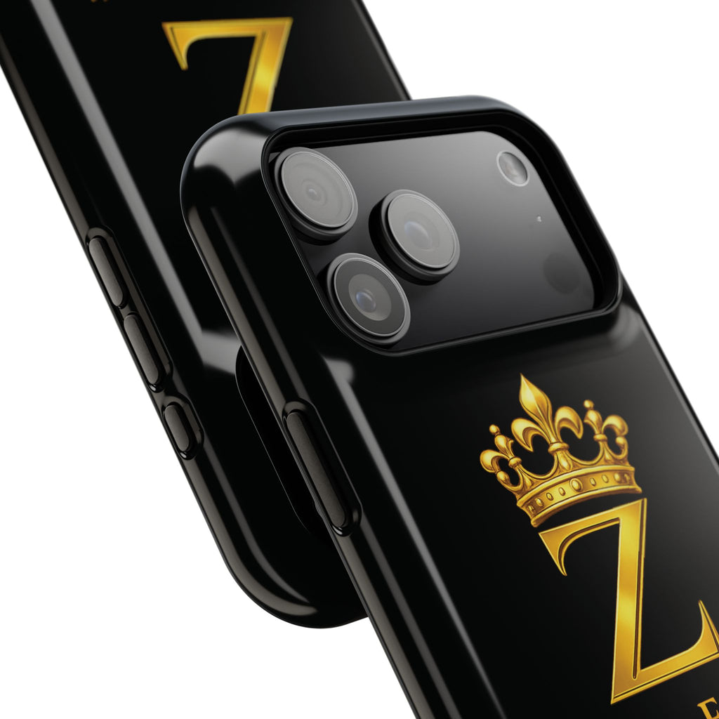 ZFA Phone Case  — "Zealous For All" Gold Crown Impact-Resistant Case Printify