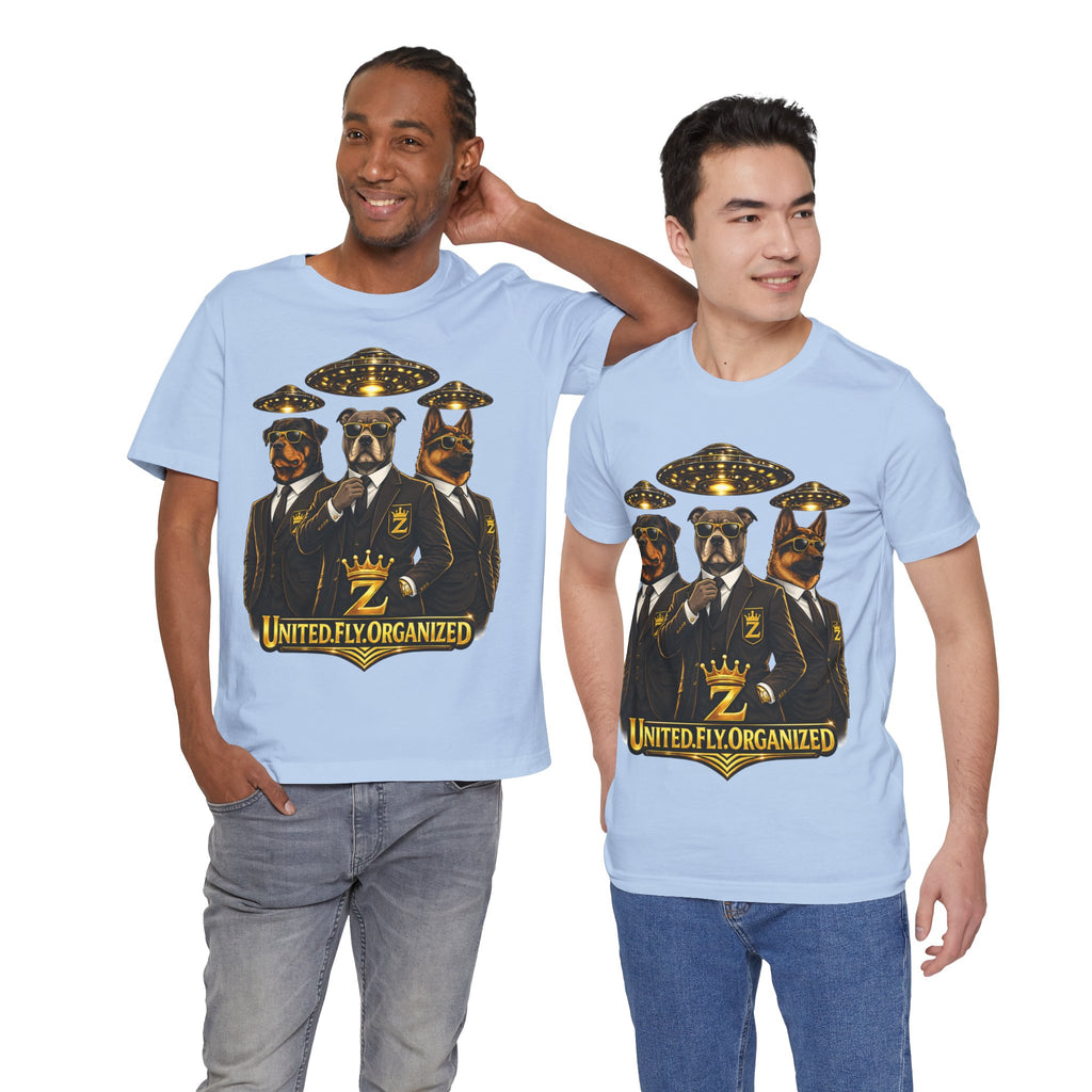 COMING SOON... United. Fly. Organized. Graphic Tee (Gold) Printify