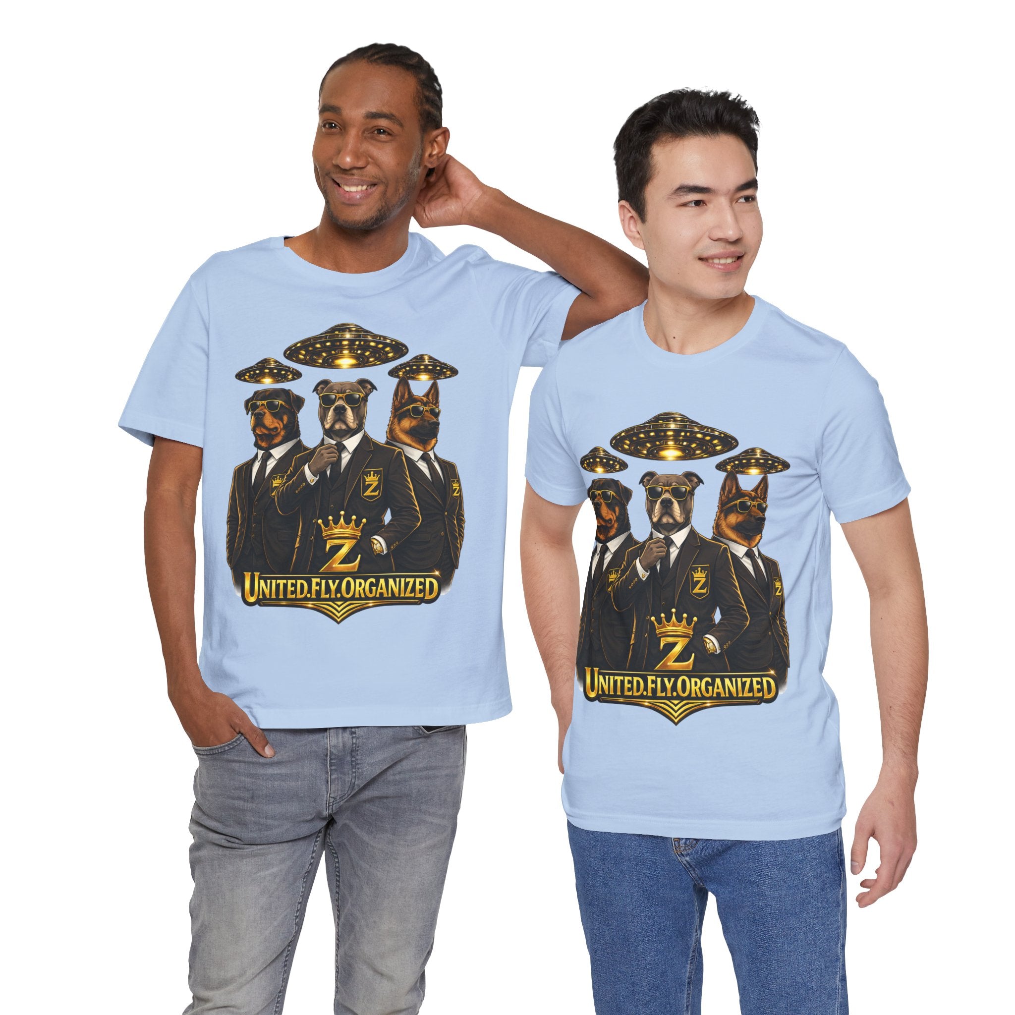 COMING SOON... United. Fly. Organized. Graphic Tee (Gold) Printify