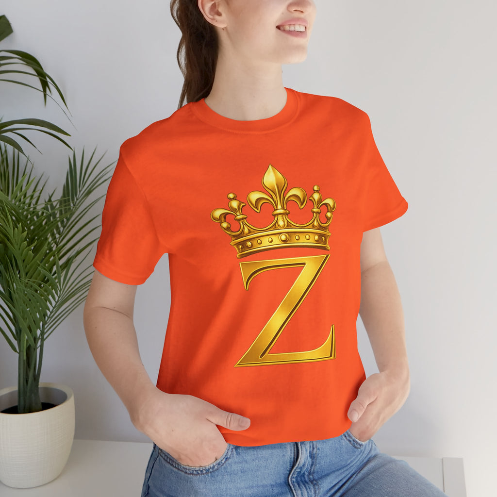 Unisex "Z" T-Shirt (Gold Logo) Printify