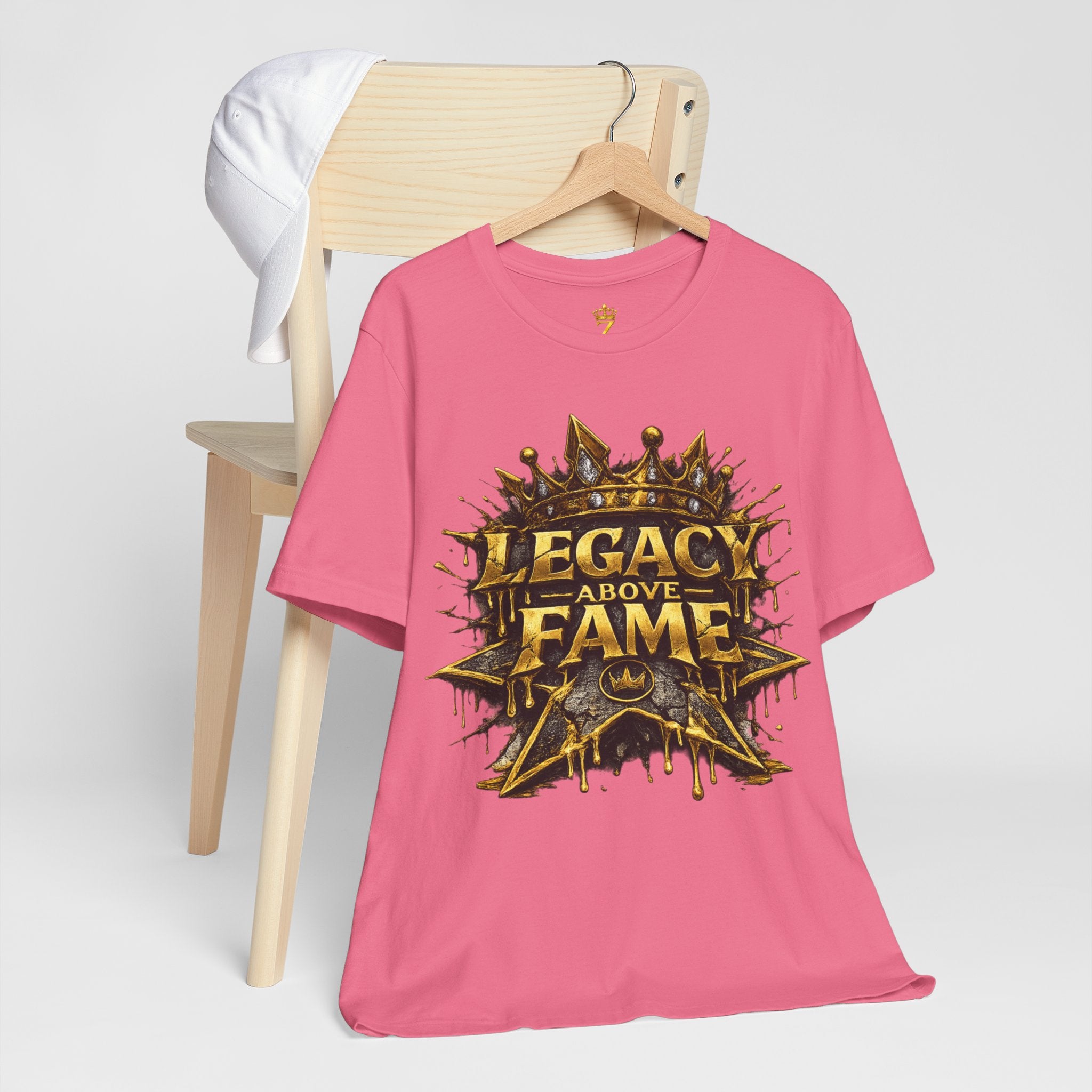 COMING SOON... Legacy Above Fame Graphic Tee (Gold Crown) Printify