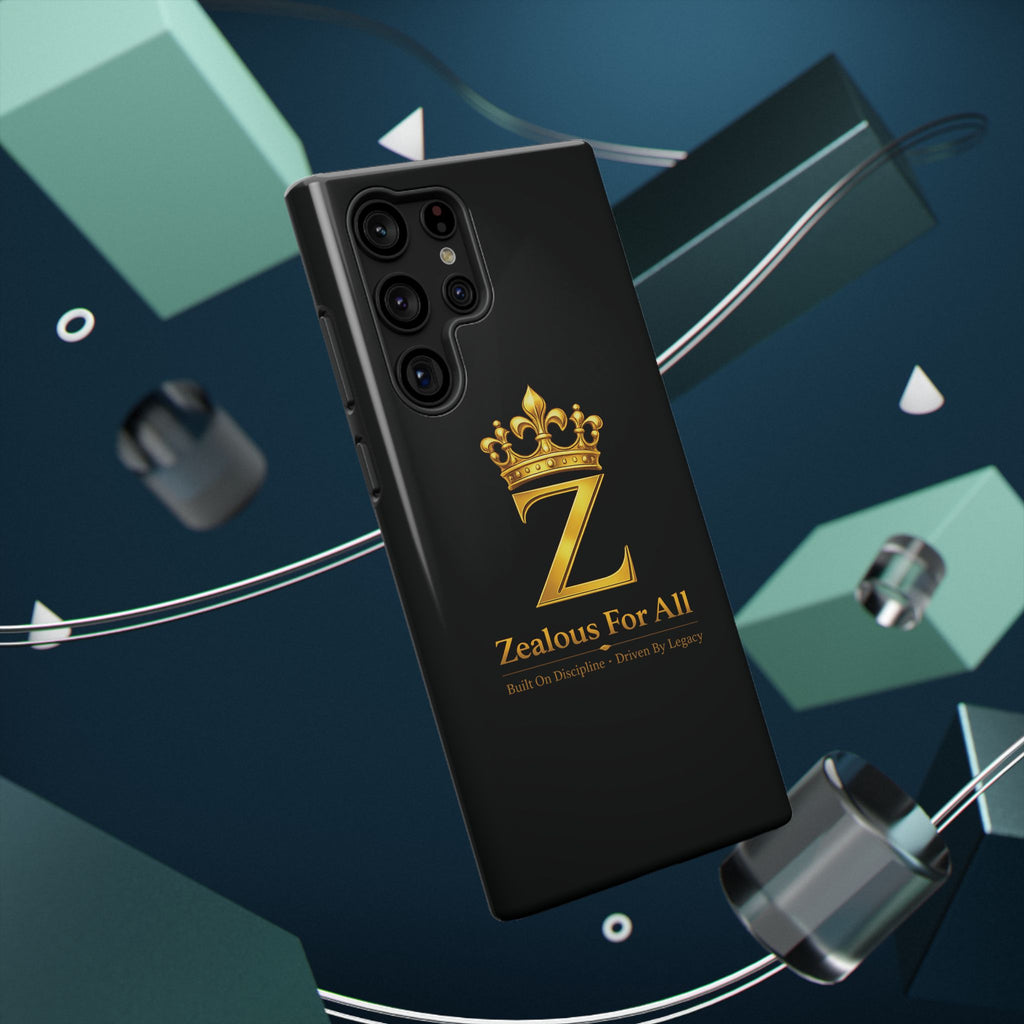 ZFA Phone Case  — "Zealous For All" Gold Crown Impact-Resistant Case Printify