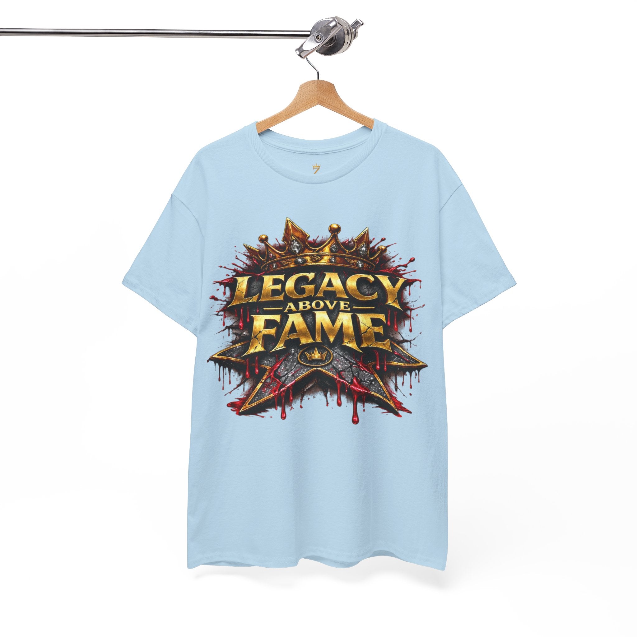 Adult Legacy Above Fame Graphic T-Shirt (Red Drip) - Zealous For All