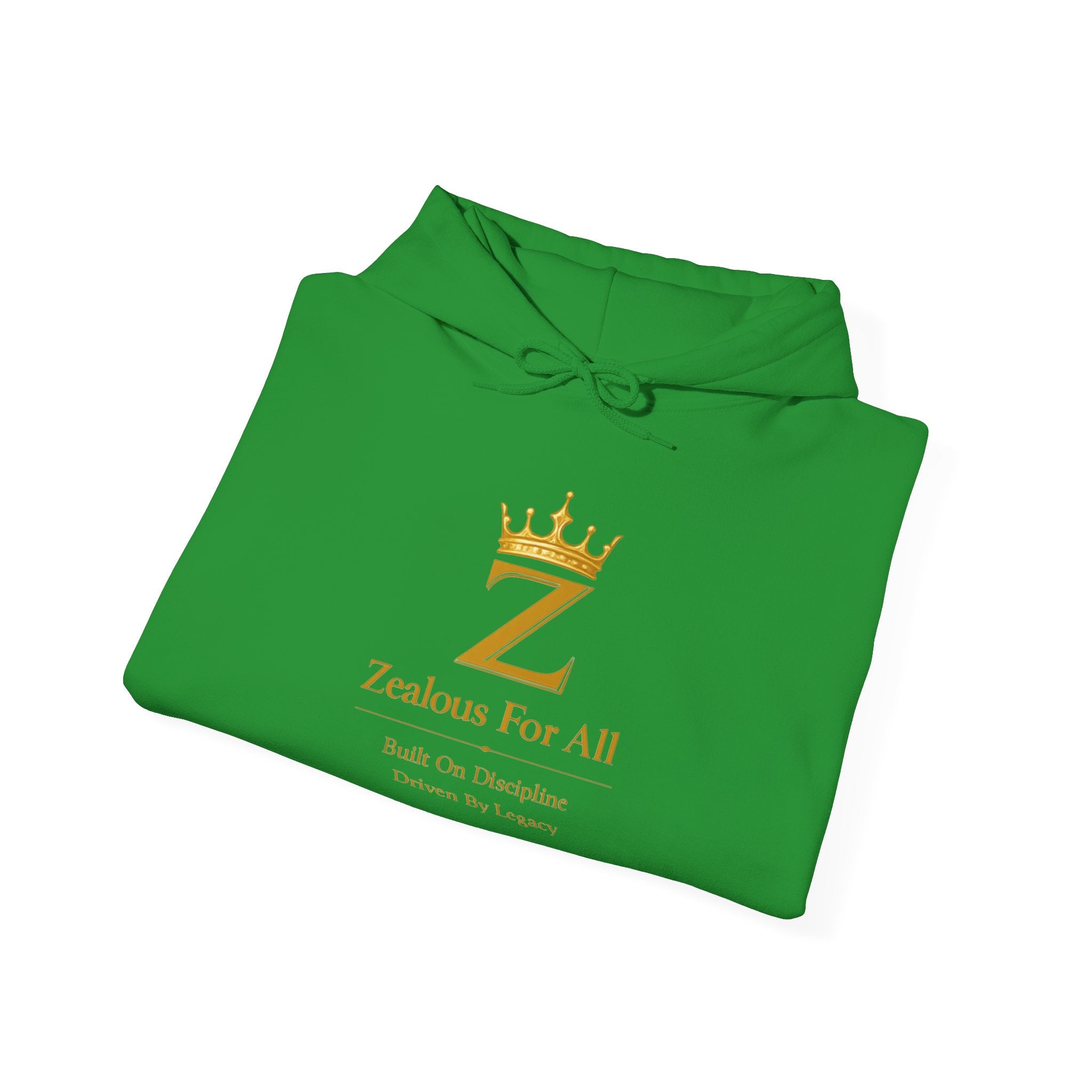 Zealous For All Hoodie — Gold Logo - Zealous For All