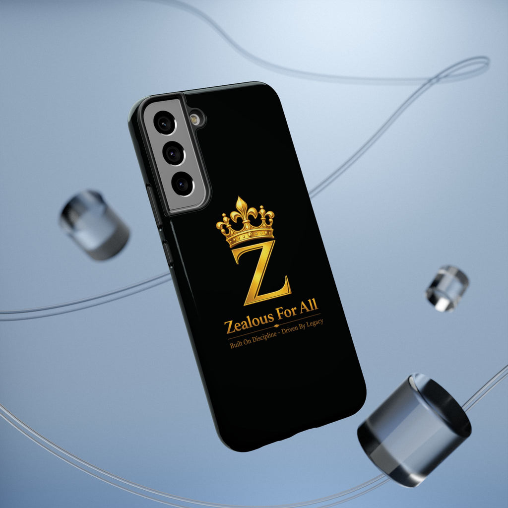 ZFA Phone Case  — "Zealous For All" Gold Crown Impact-Resistant Case Printify