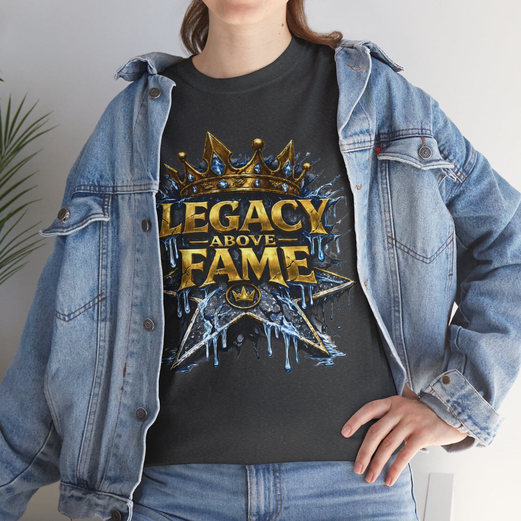 Adult Legacy Above Fame Graphic T-Shirt (Icy Blue Drip) - Zealous For All