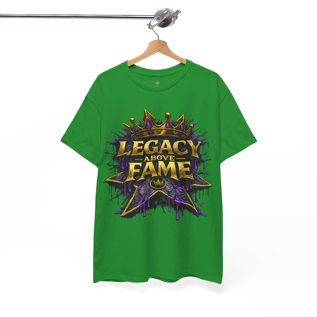 Adult Legacy Above Fame Graphic T-Shirt (Purple Drip) - Zealous For All