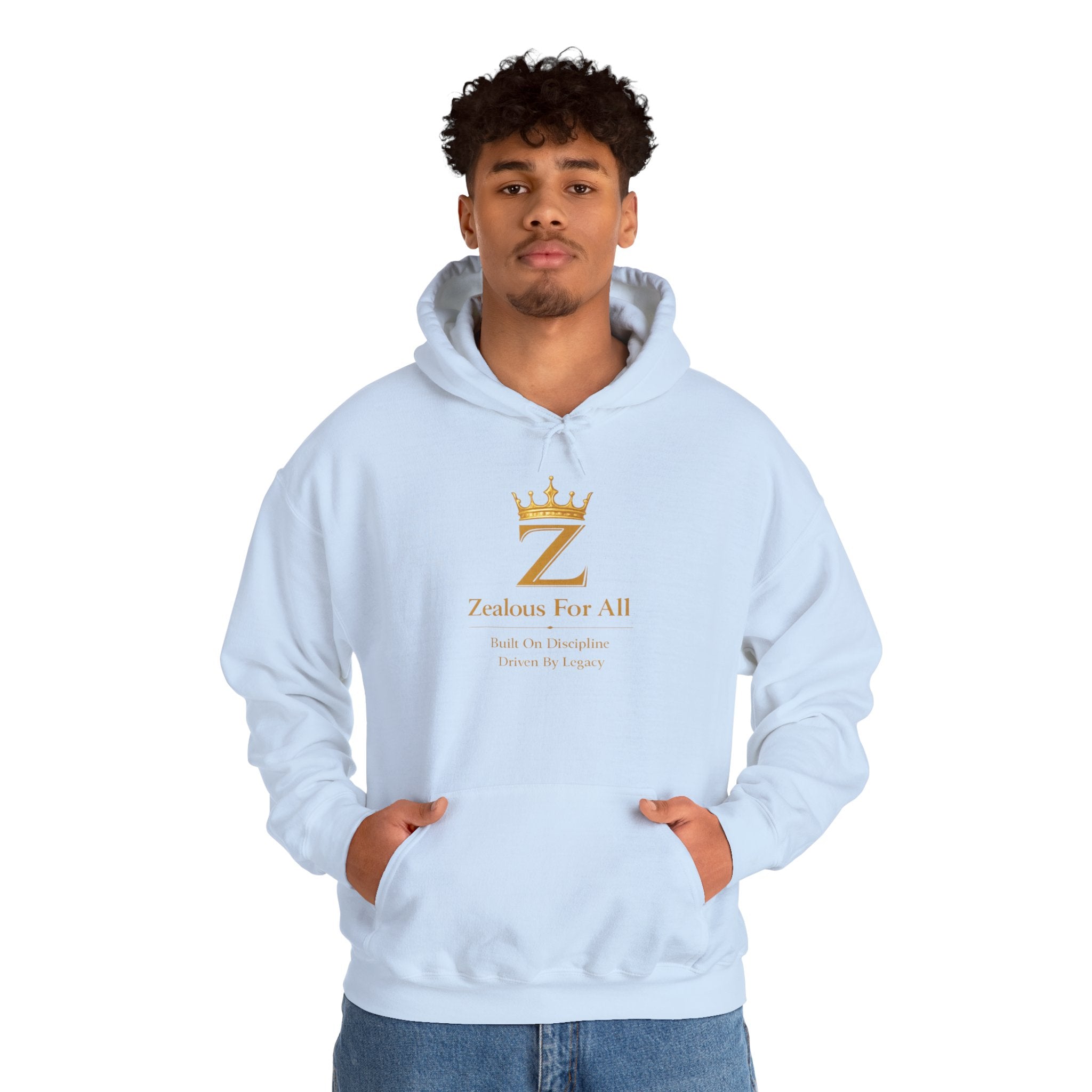 Zealous For All Hoodie — Gold Logo - Zealous For All