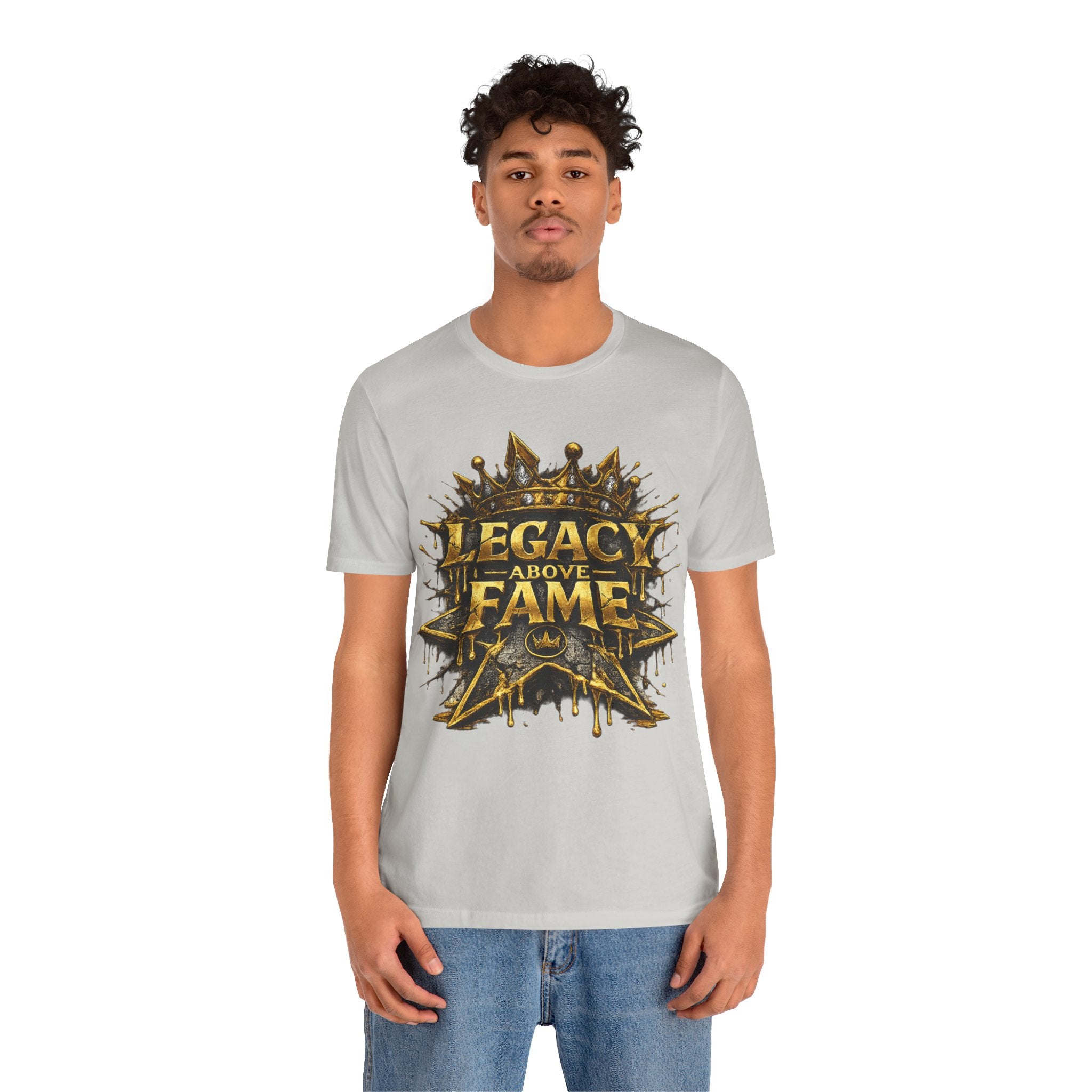 COMING SOON... Legacy Above Fame Graphic Tee (Gold Crown) Printify