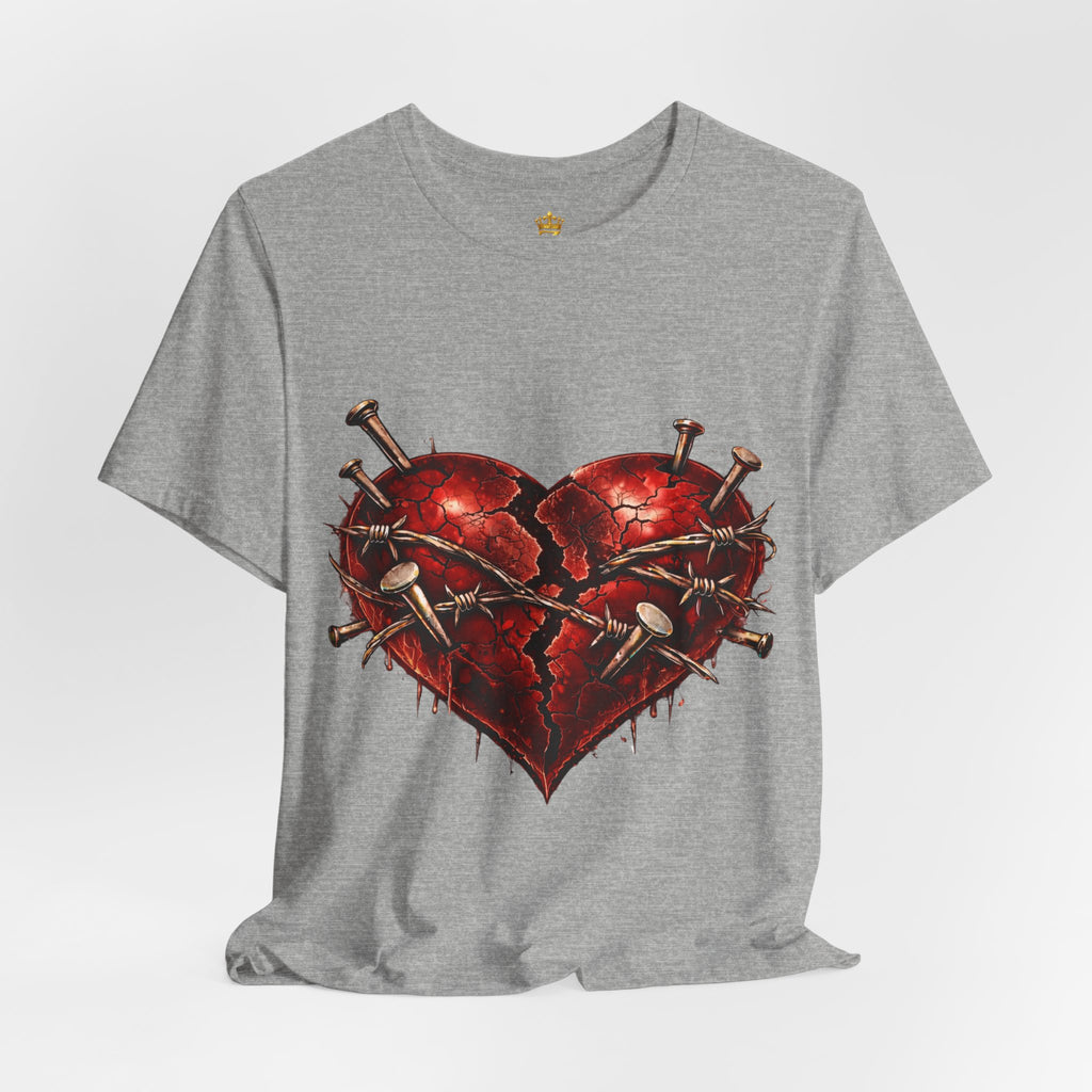 Red Heart T-Shirt (Discipline Over Emotions)