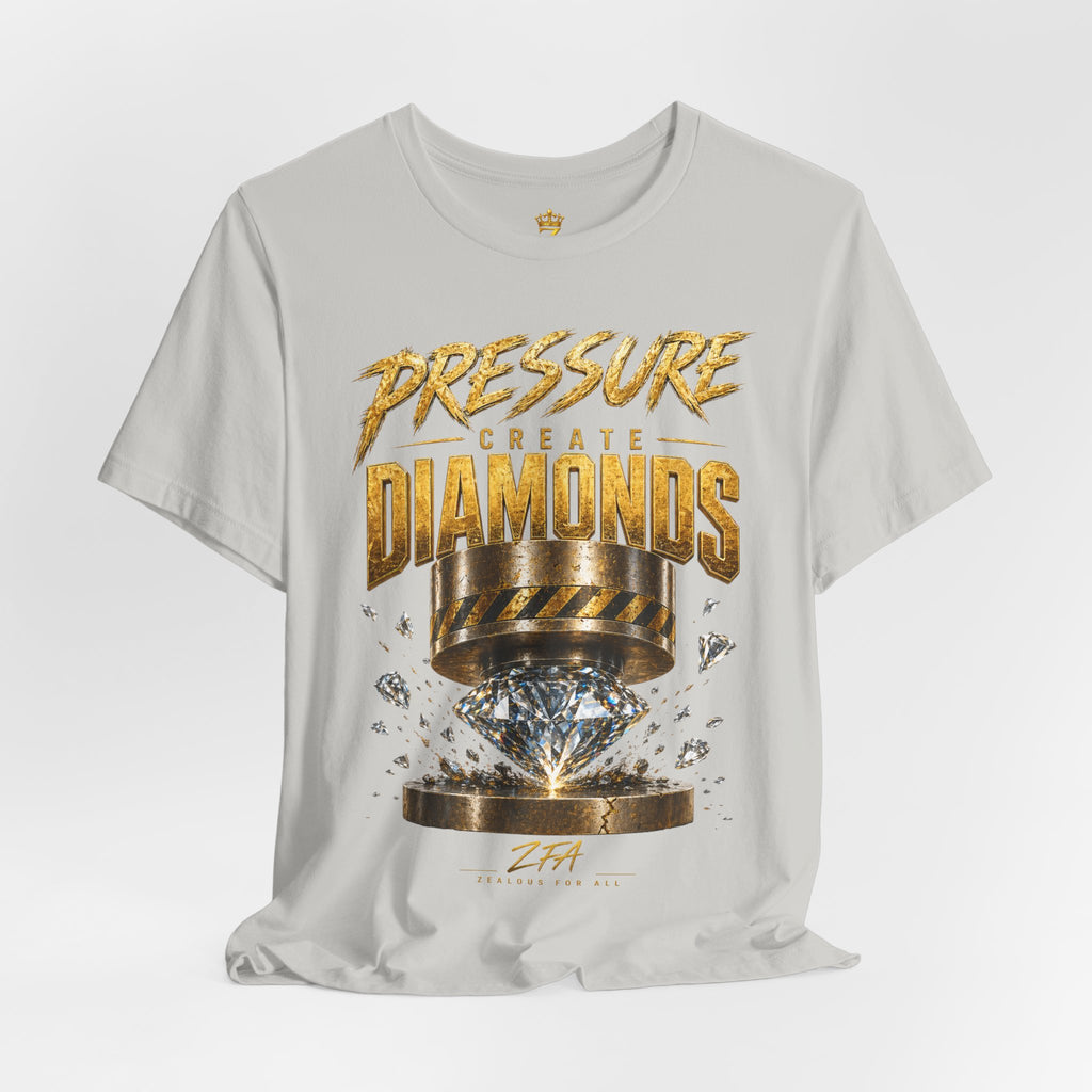 Pressure Create Diamonds T-Shirt — Motivational Graphic Tee