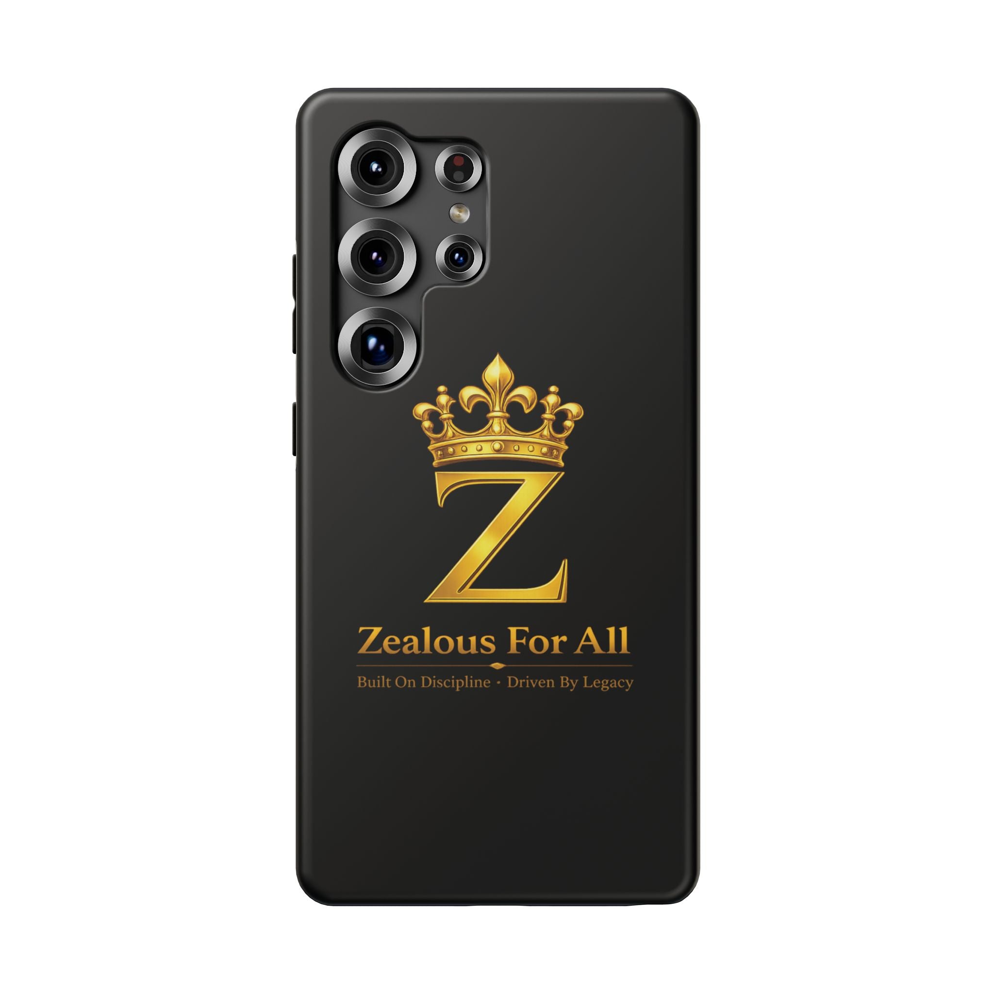ZFA Phone Case  — "Zealous For All" Gold Crown Impact-Resistant Case Printify