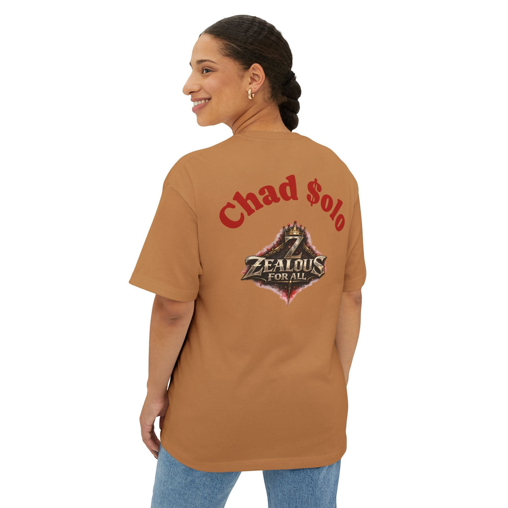 CEO CHAD EDITION *Oversized* Discipline Over Emotions Graphic Tee (Red Heart) Printify