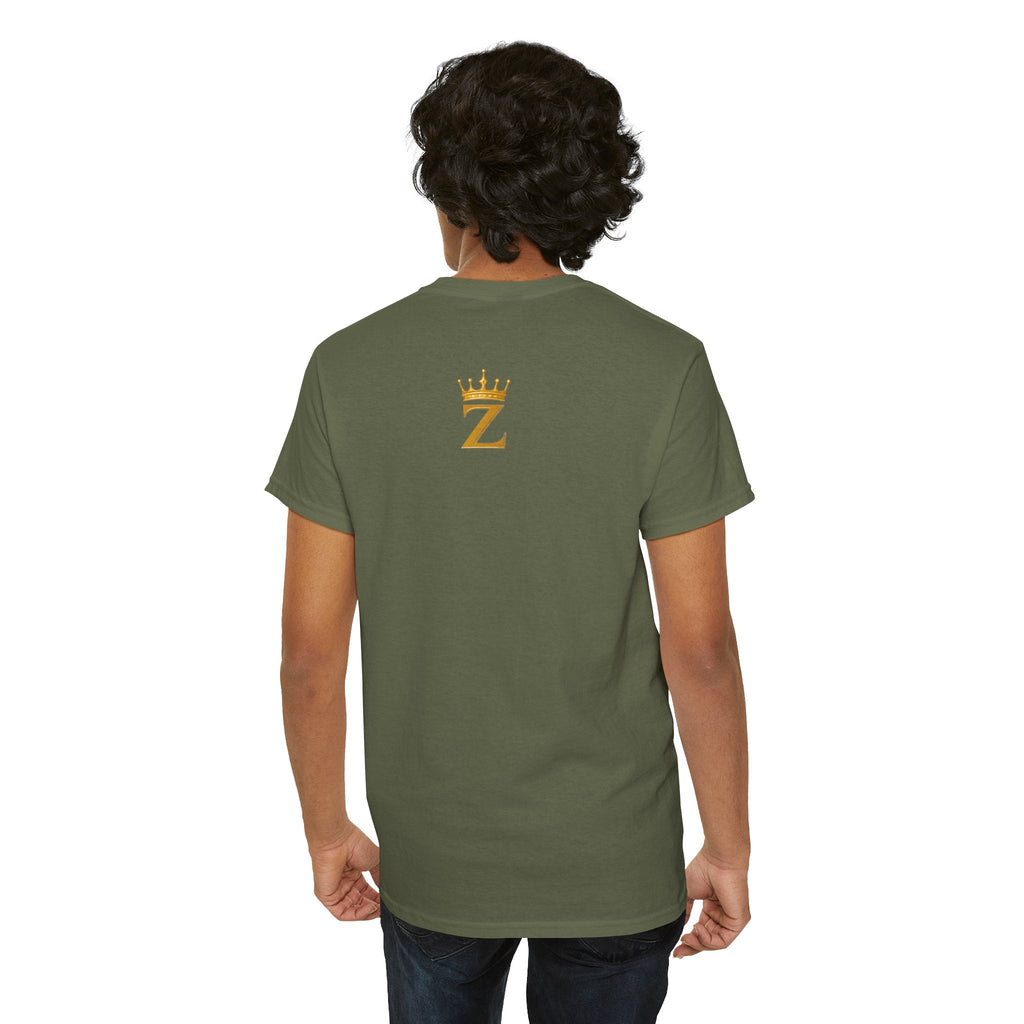 Unisex Zealous For All T-Shirt (Gold Logo (with Back logo) T-shirt) Printify