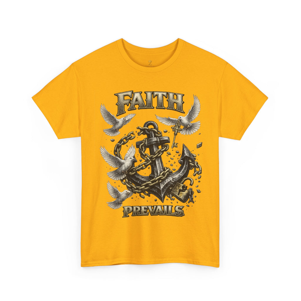 Adult Faith Prevails T‑Shirt (Black Anchor) Printify