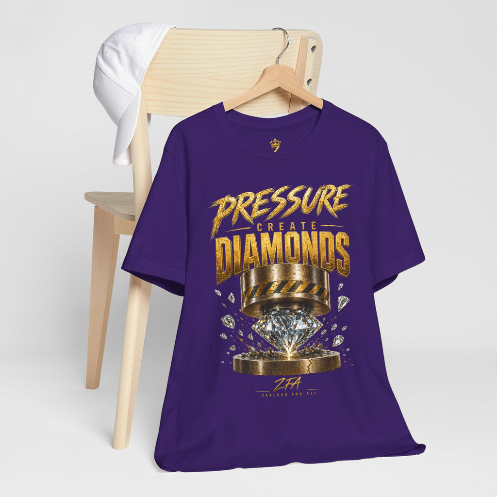 Pressure Create Diamonds T-Shirt — Motivational Graphic Tee