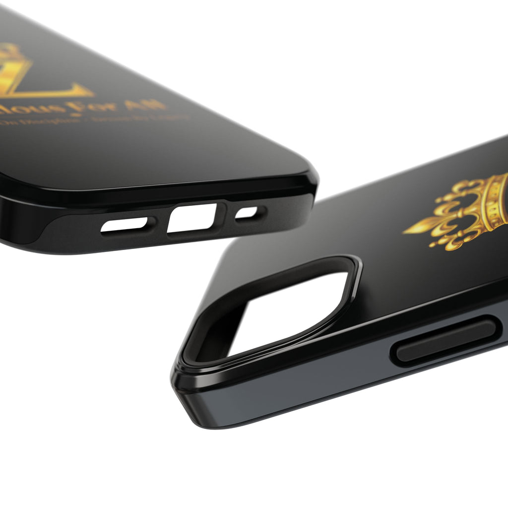 ZFA Phone Case  — "Zealous For All" Gold Crown Impact-Resistant Case Printify