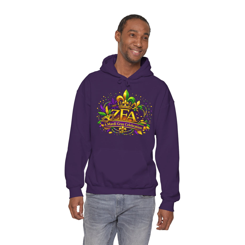 COMING WINTER... ZFA Mardi Gras Celebration Hoodie — Mardi Gras Edition Printify