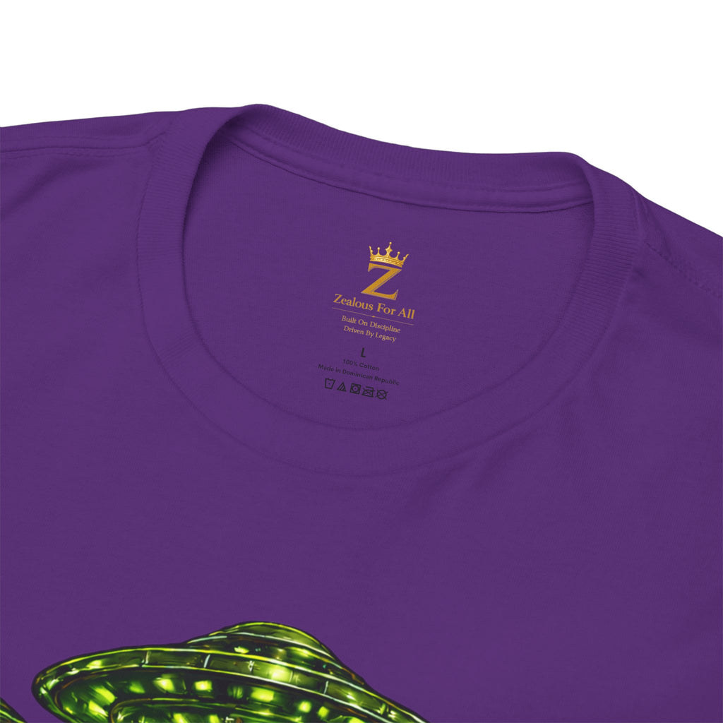 Adult "United. Fly. Organized." Graphic Tee (Lime Green) Printify