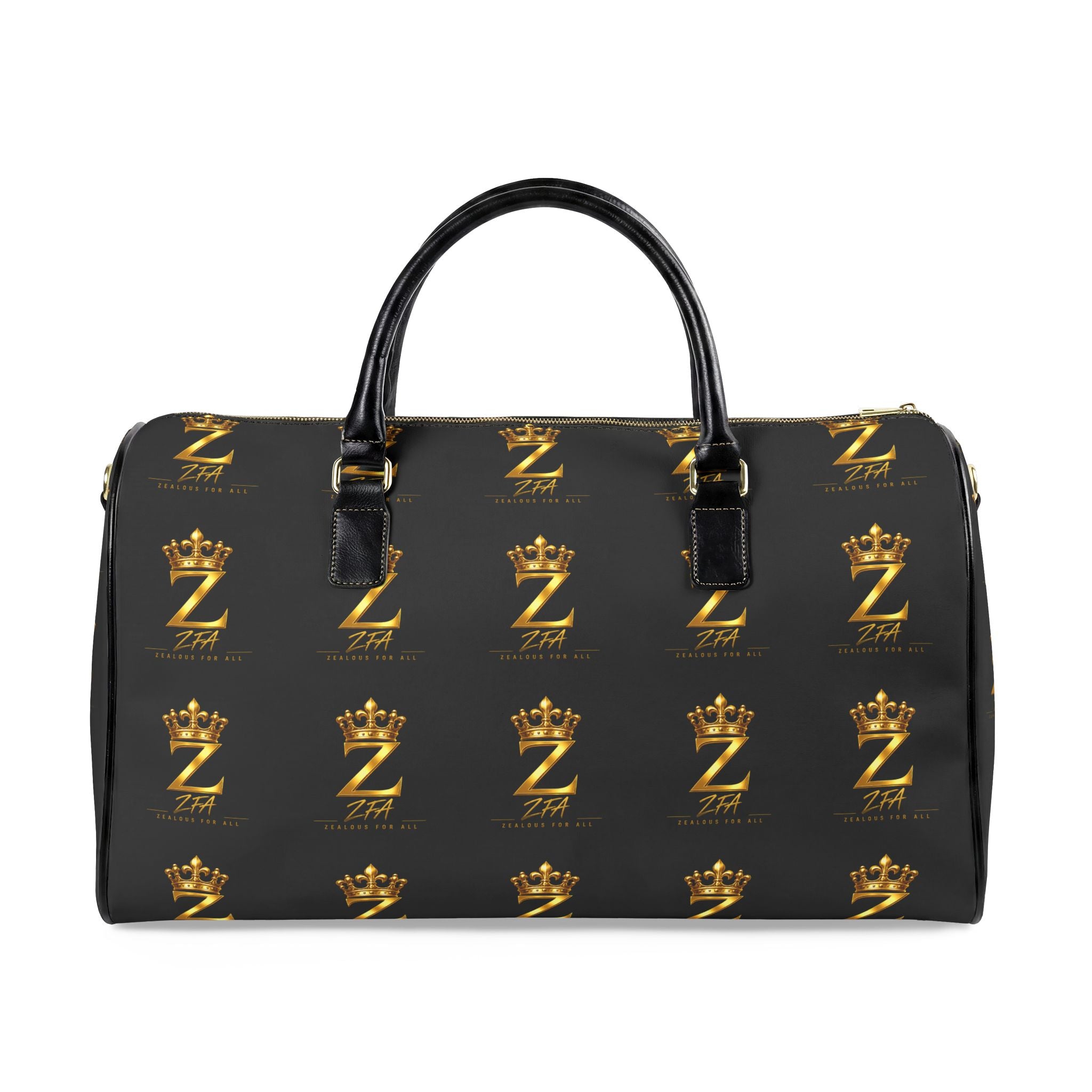 Faux Leather Travel Bag