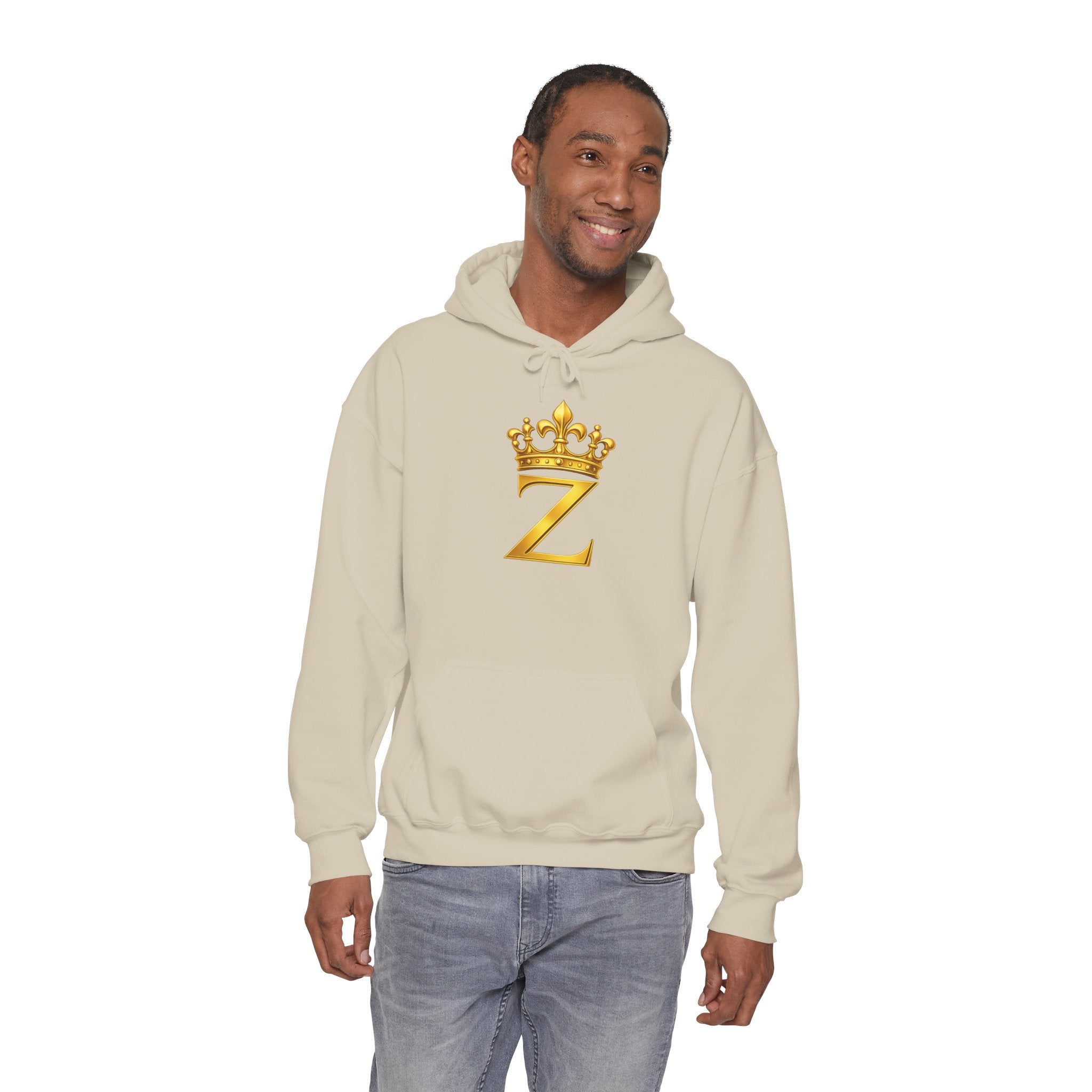 Zealous For All Hoodie — Gold Logo Printify