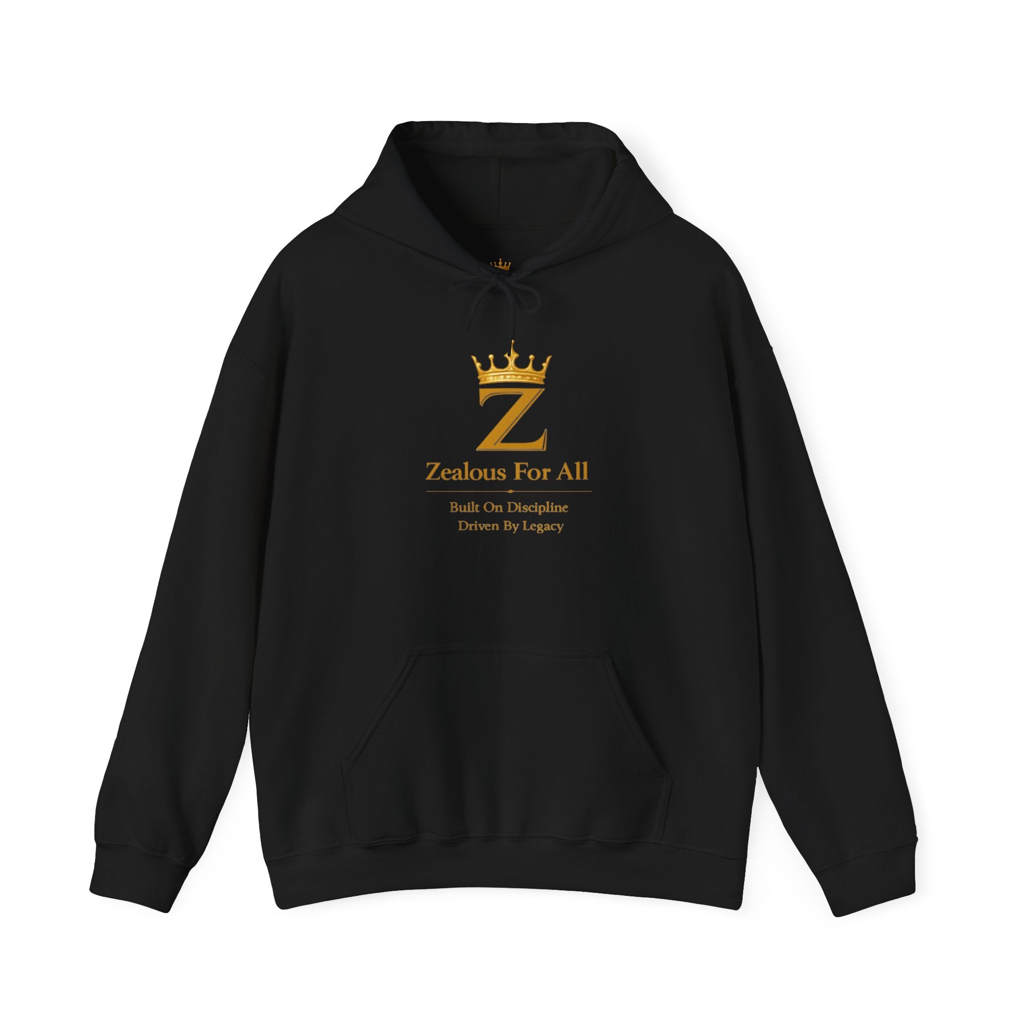 Zealous For All Hoodie — Gold Logo - Zealous For All
