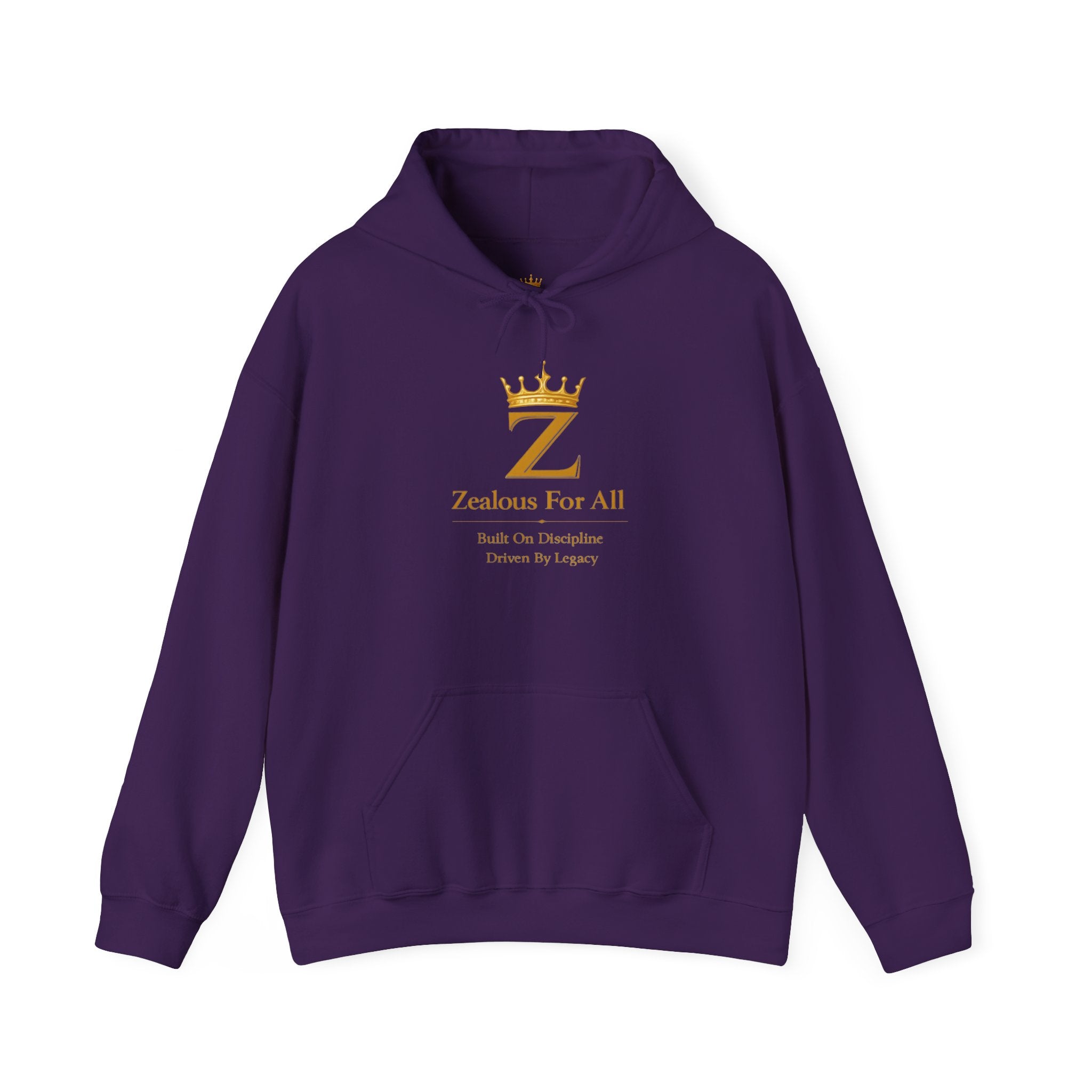 Zealous For All Hoodie — Gold Logo - Zealous For All
