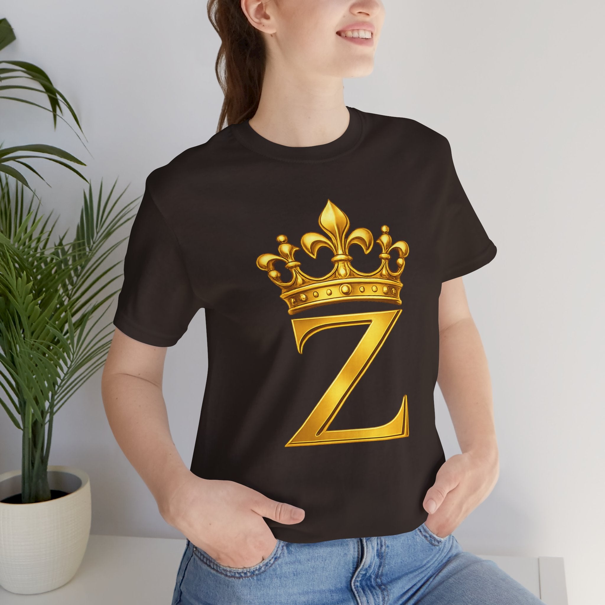 Unisex "Z" T-Shirt (Gold Logo) Printify