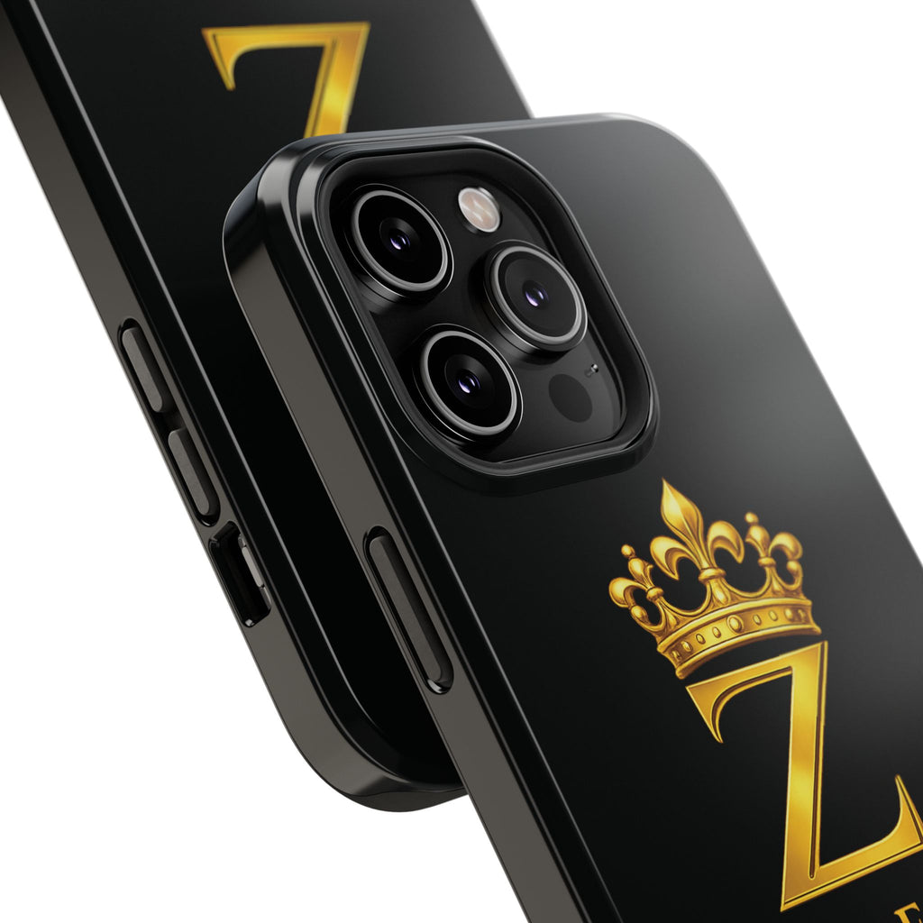 ZFA Phone Case  — "Zealous For All" Gold Crown Impact-Resistant Case Printify