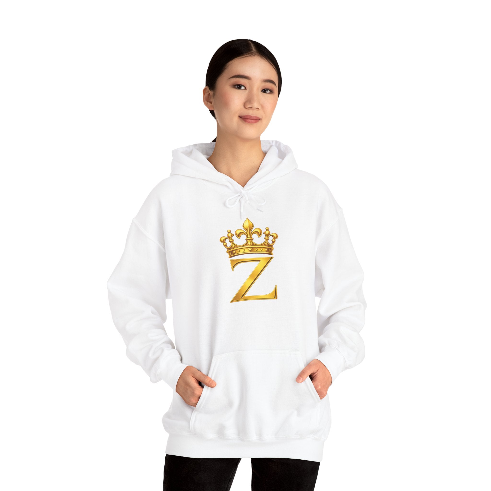 Zealous For All Hoodie — Gold Logo Printify