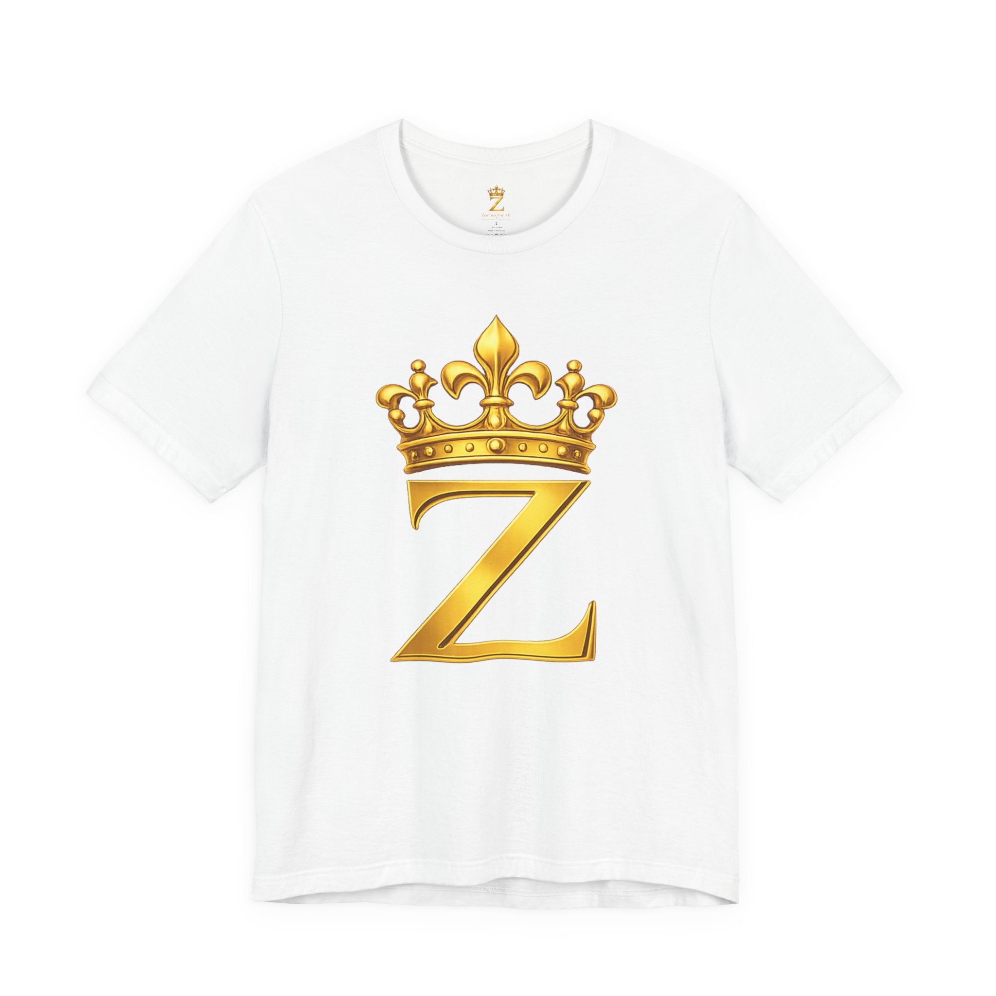 Unisex "Z" T-Shirt (Gold Logo) Printify
