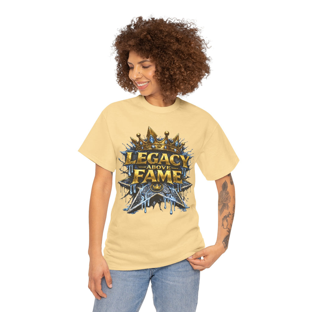 Adult Legacy Above Fame Graphic T-Shirt (Icy Blue Drip) - Zealous For All