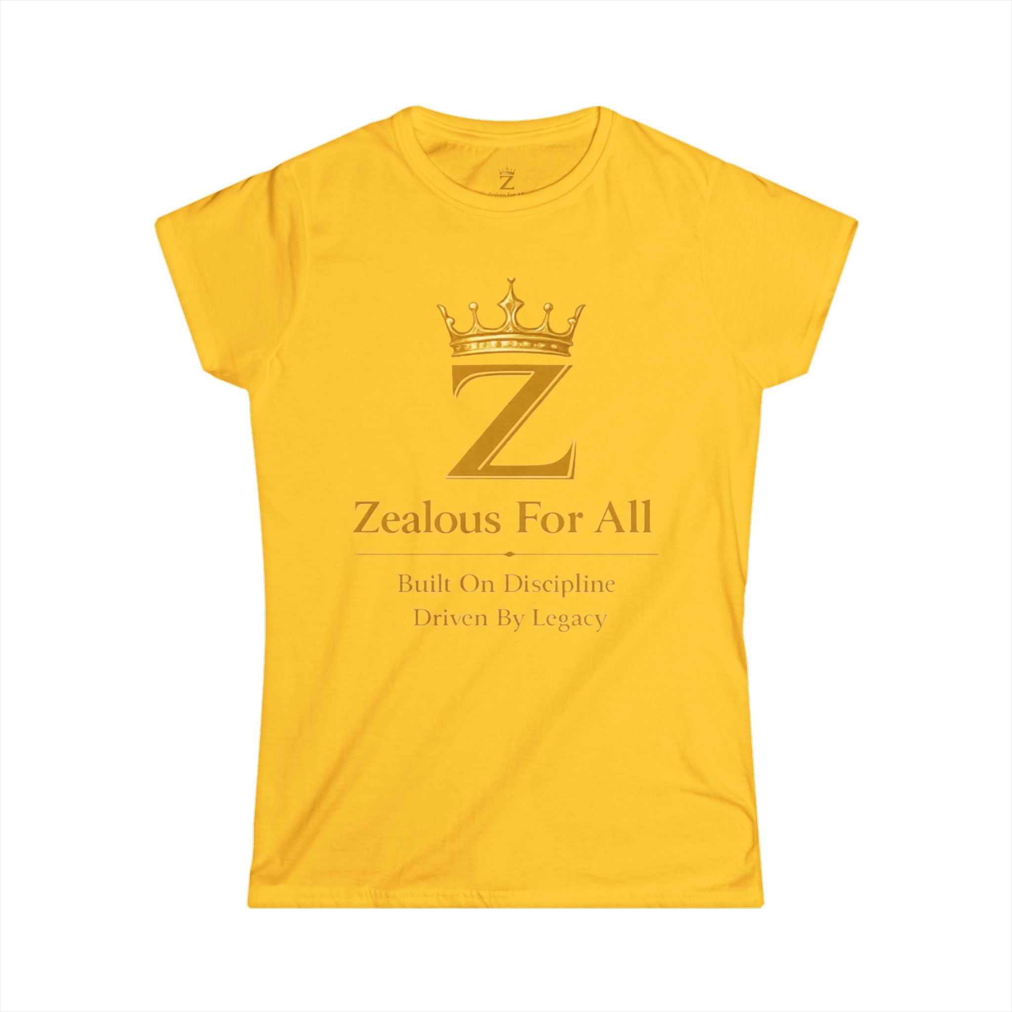 Women's Zealous For All (Gold Crown Shirt) Printify