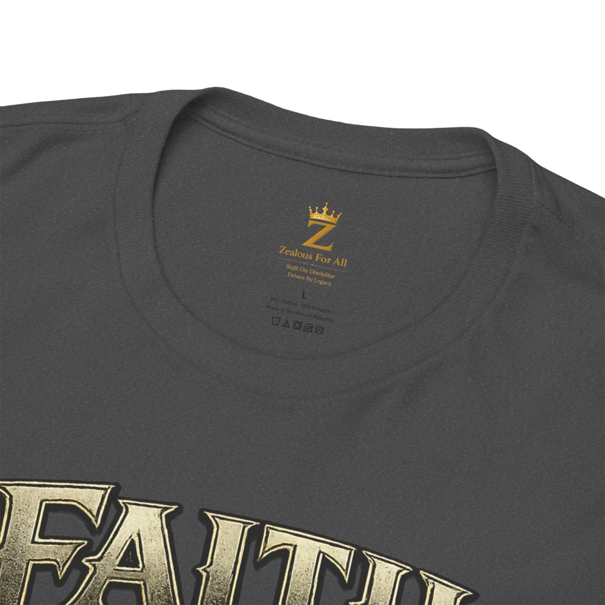 Adult Faith Prevails Anchor T-Shirt (Green Anchor) Printify