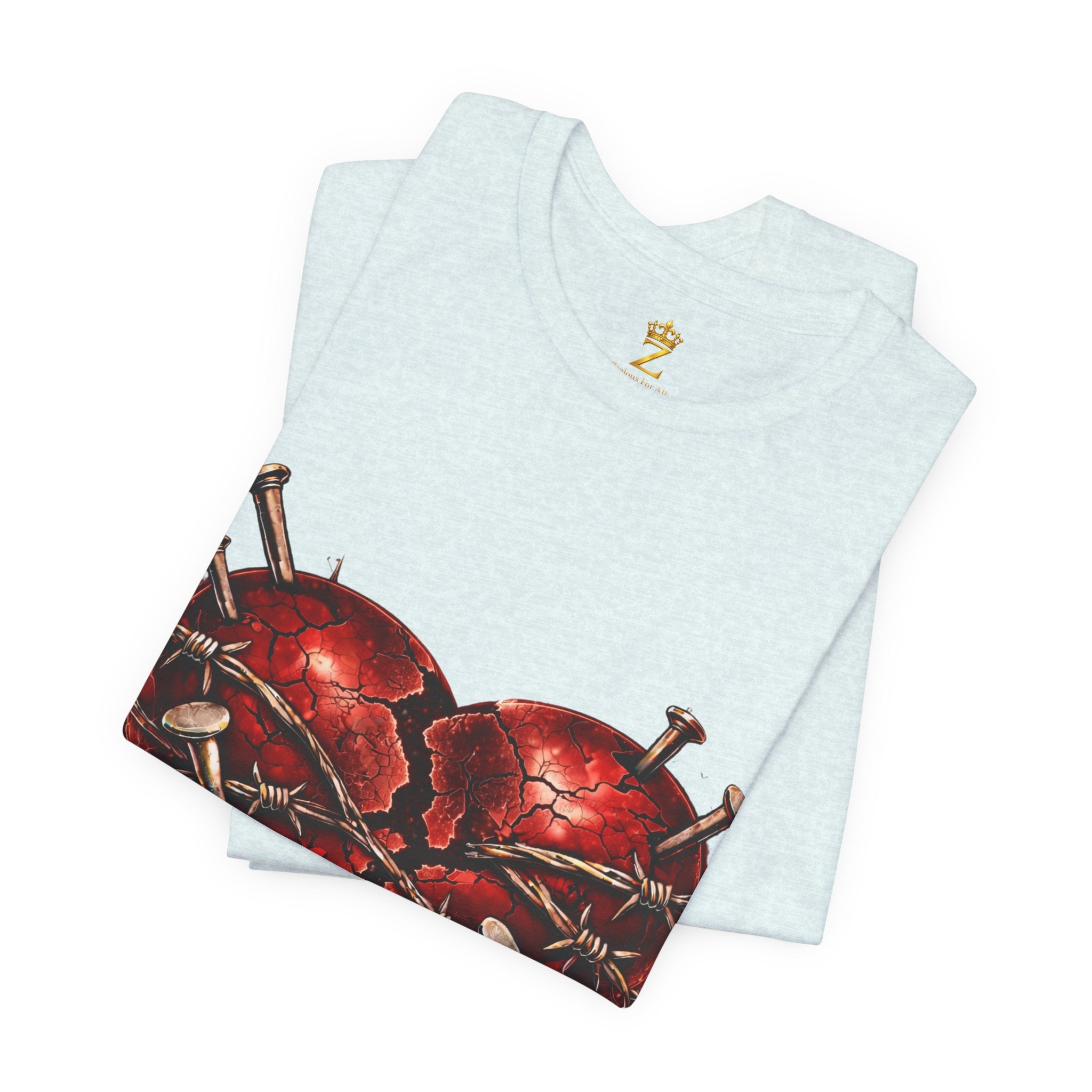 Red Heart T-Shirt (Discipline Over Emotions)