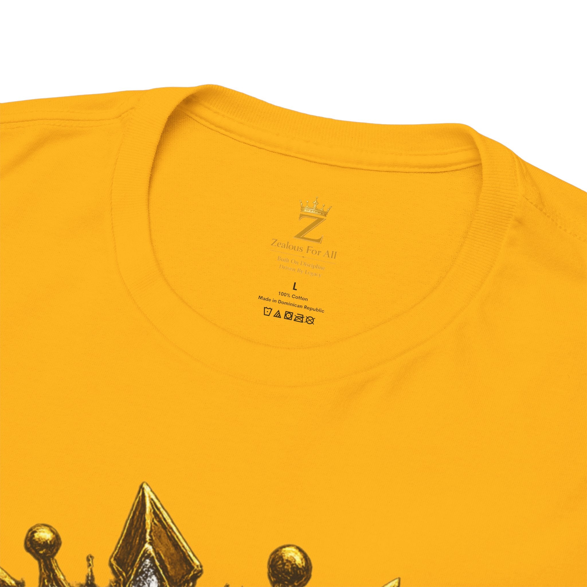 Adult Legacy Above Fame Graphic T-Shirt (Gold Drip) - Zealous For All