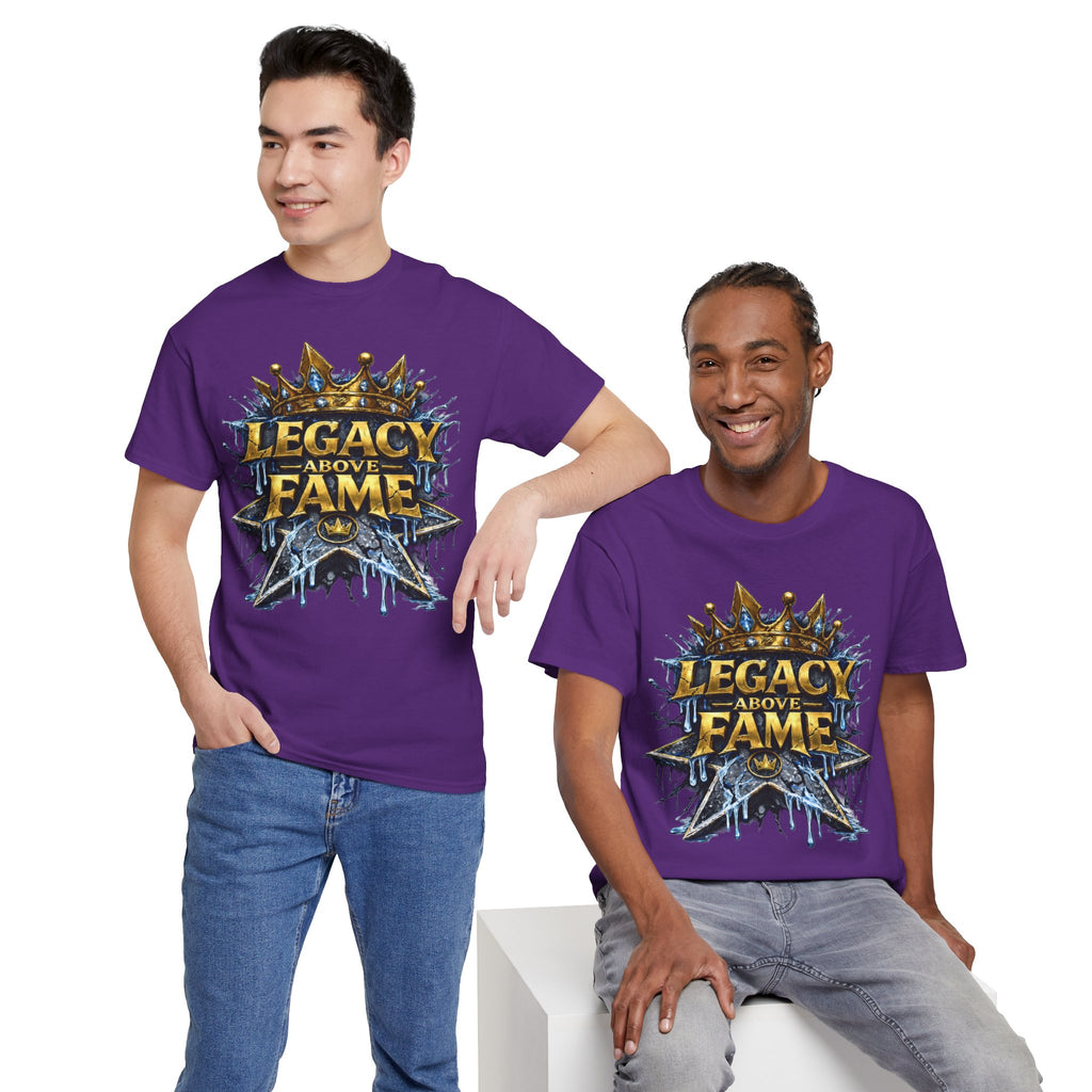 Adult Legacy Above Fame Graphic T-Shirt (Icy Blue Drip) - Zealous For All