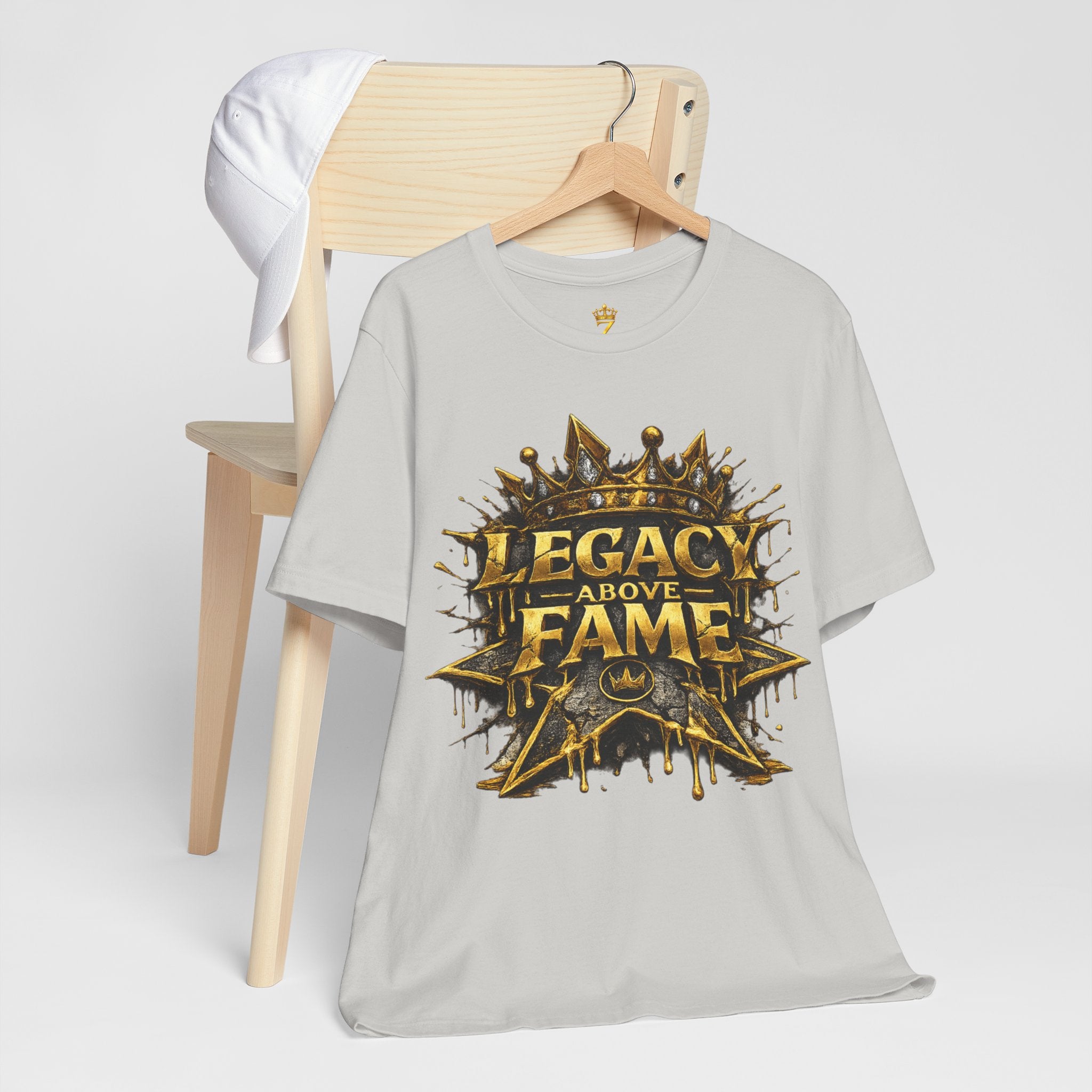 COMING SOON... Legacy Above Fame Graphic Tee (Gold Crown) Printify